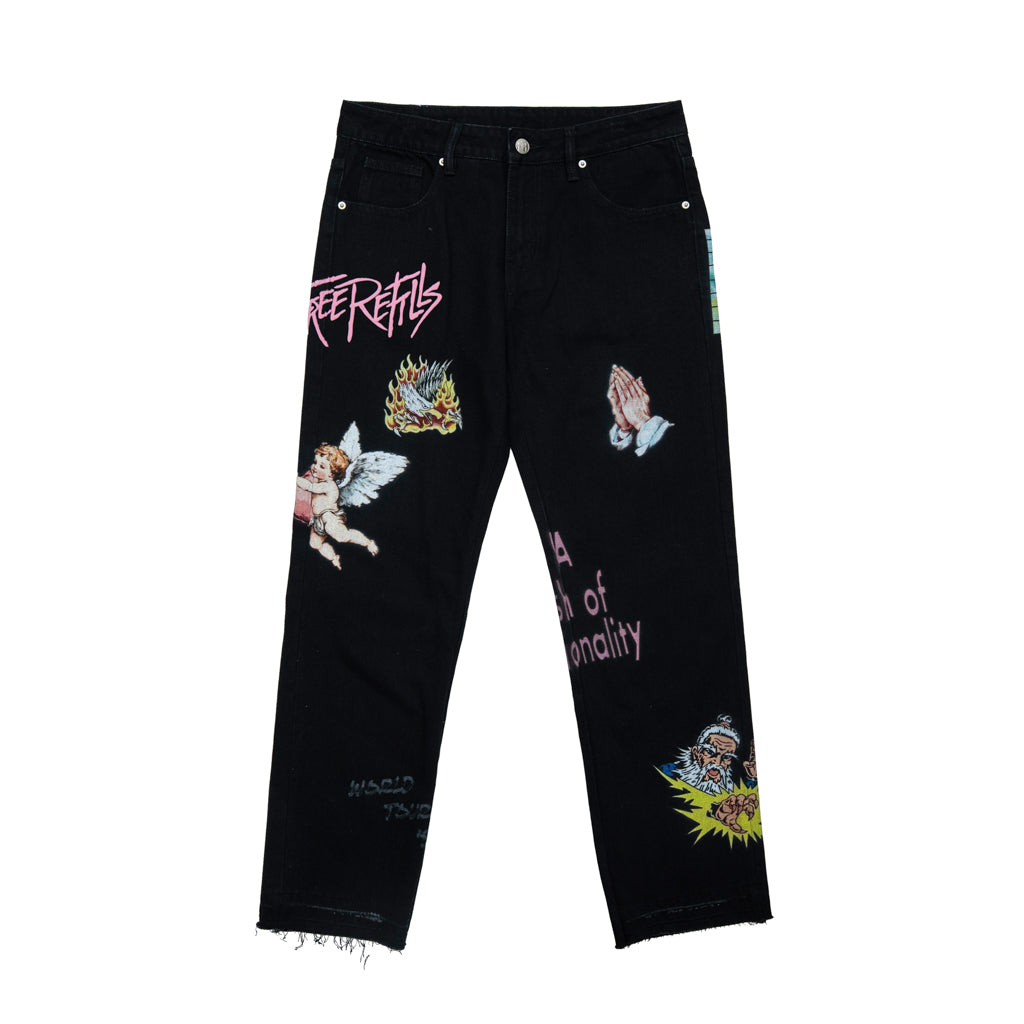 Floyd Denim Pants - Black
