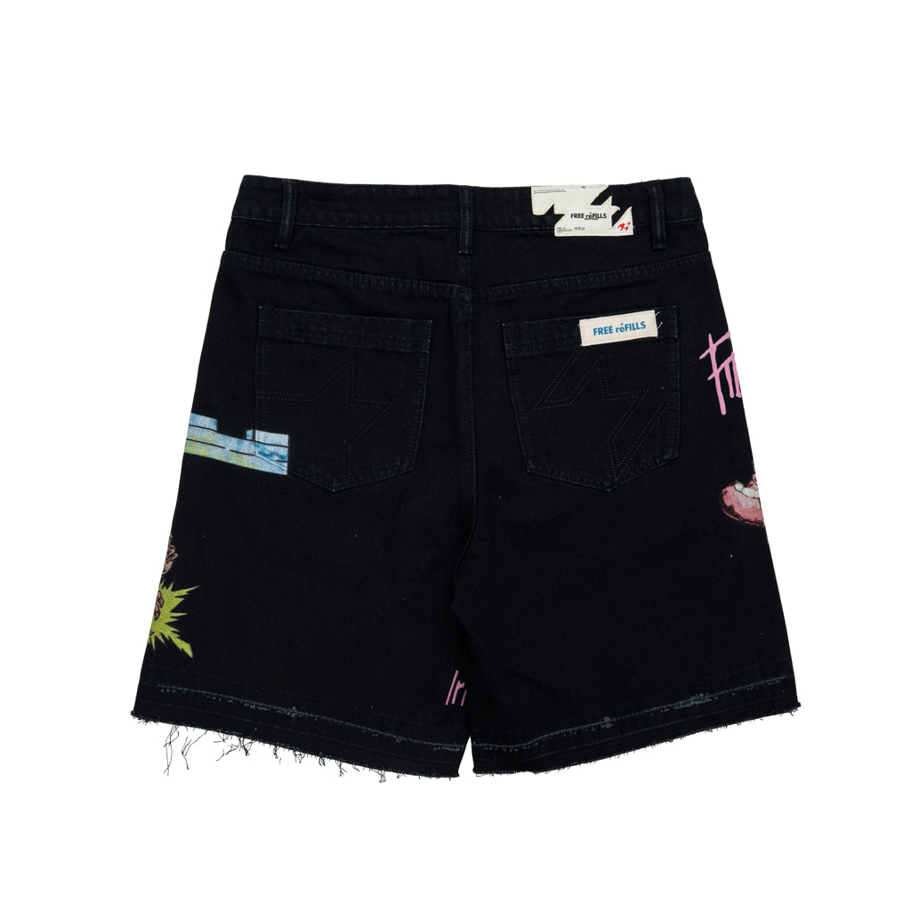 Floyd Denim Jorts - Black Wash