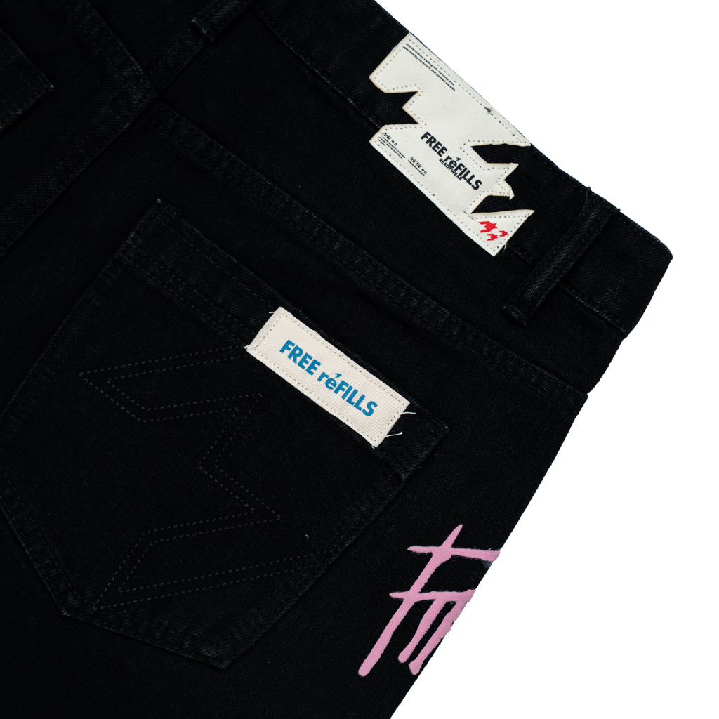 Floyd Denim Jorts - Black Wash