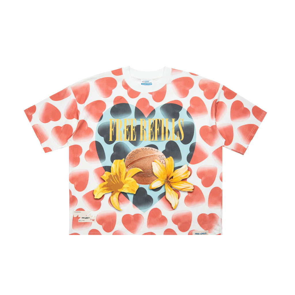 Hearts Tee - Off White