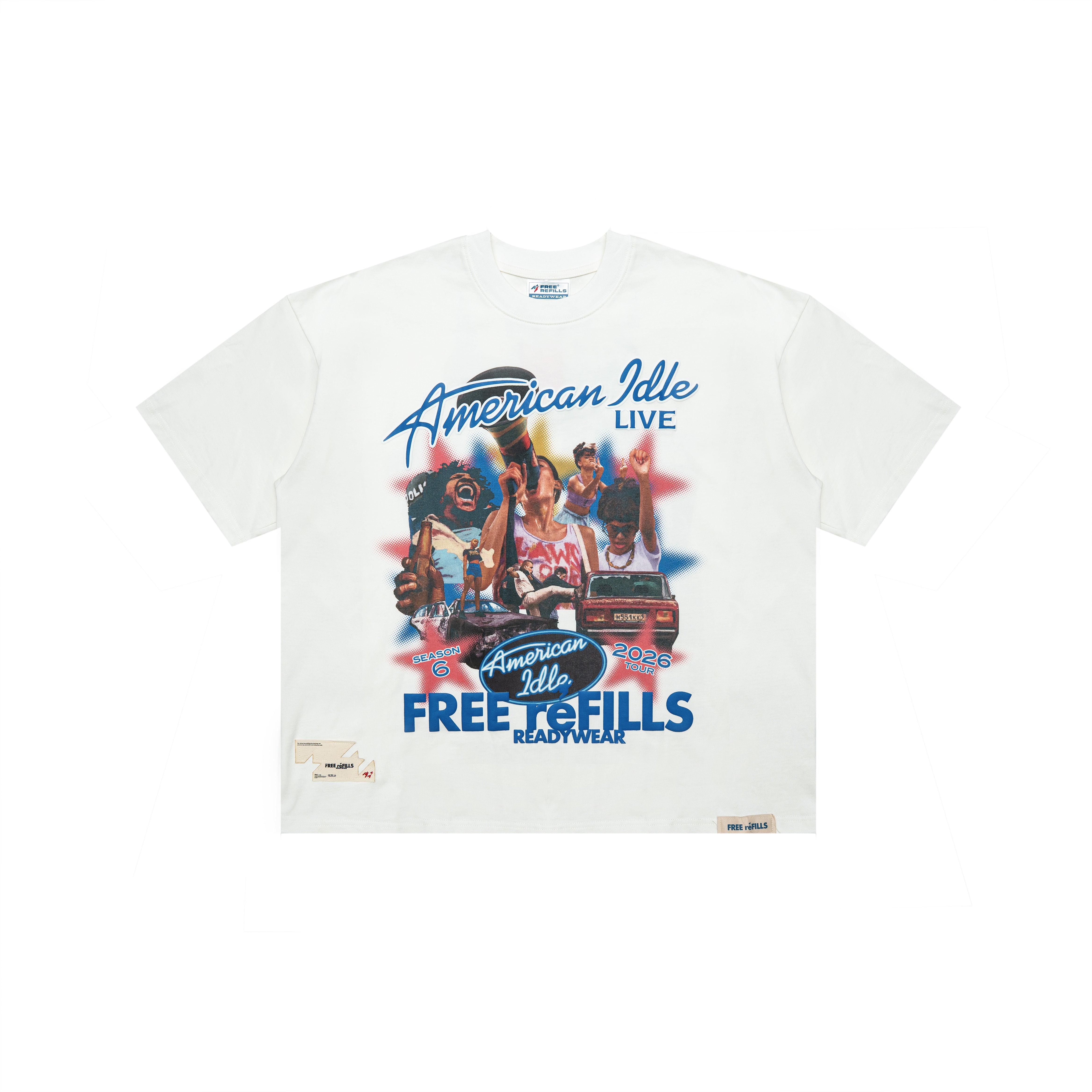 American Idle Tee - Cream