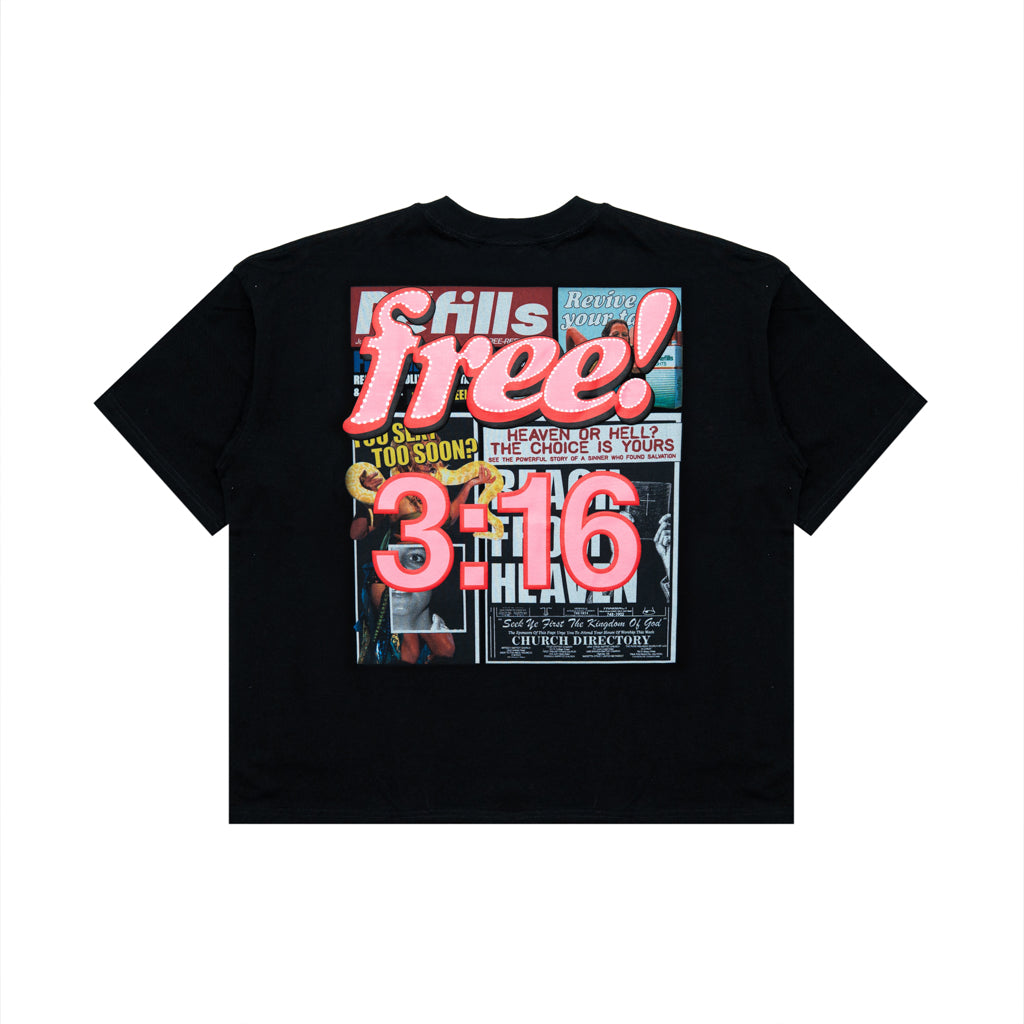Tabloid Tee - Black