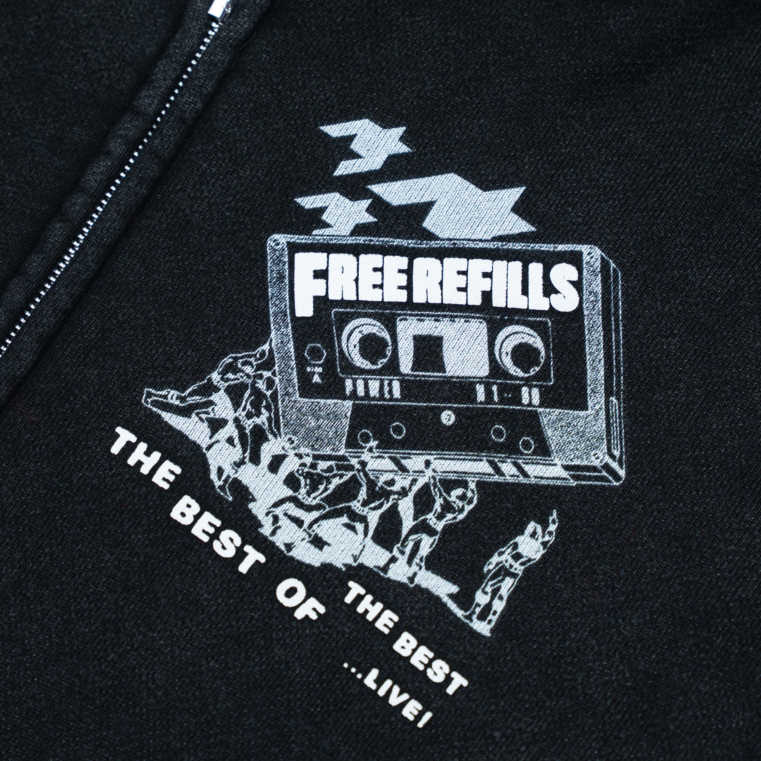 Flyer Zip-Up Hoodie - Black