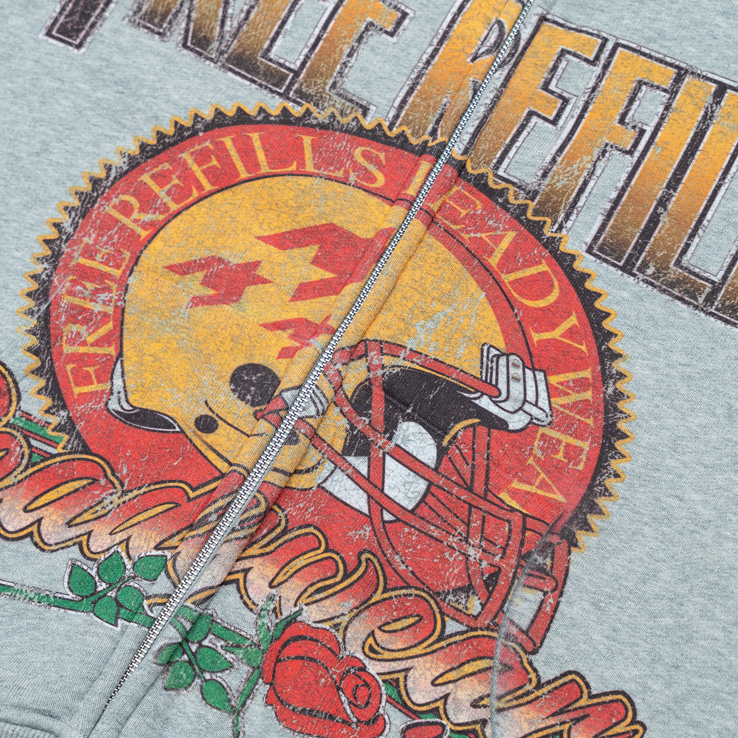 Rose Bowl Zip-Up Hoodie - Heather Grey