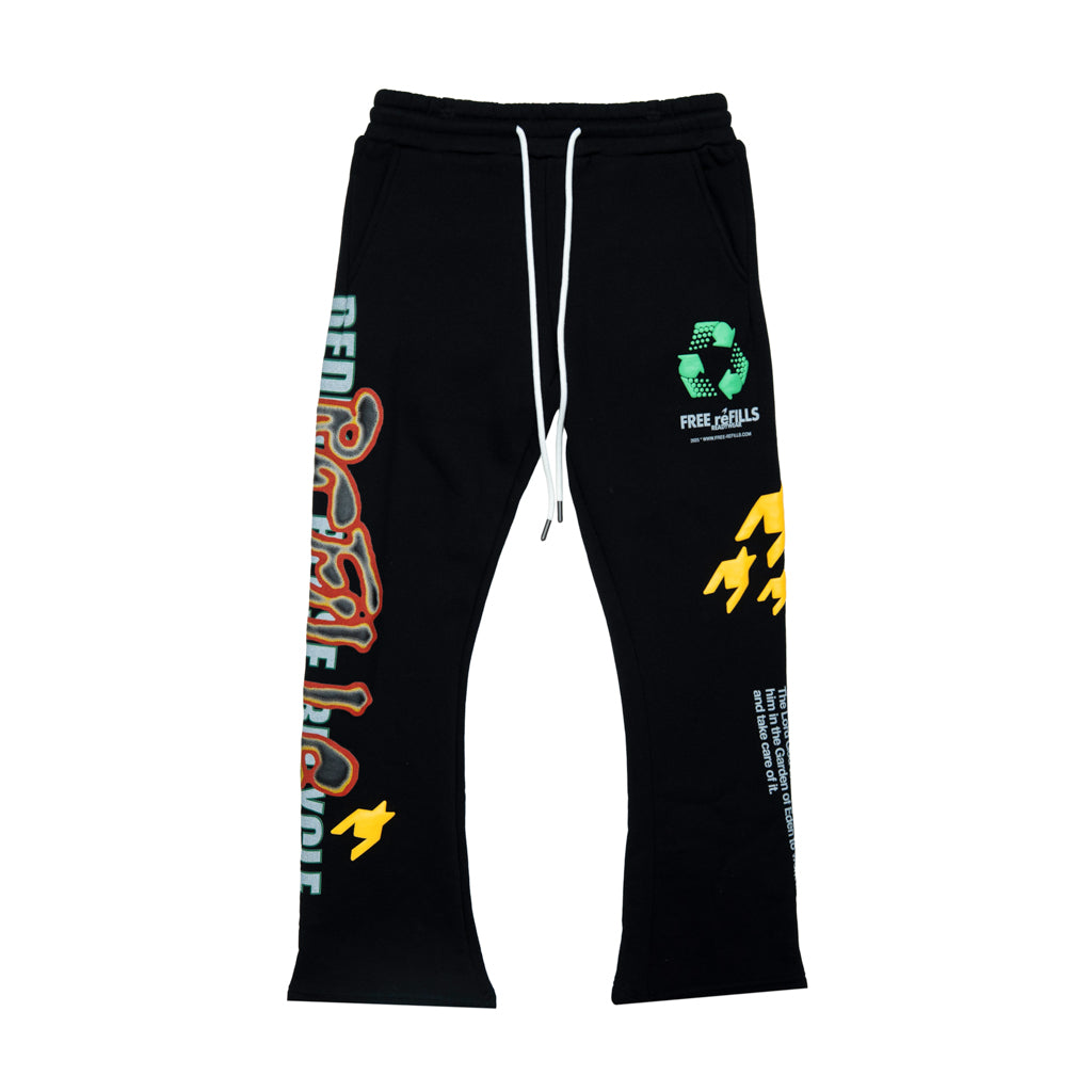 FRR Flare Sweatpants - Black