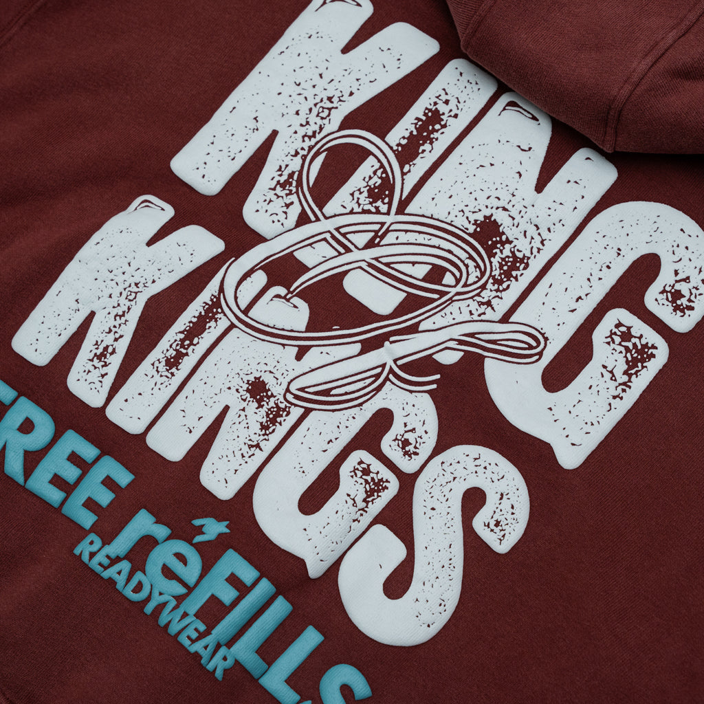 Kings Zip-Up Hoodie - Brown