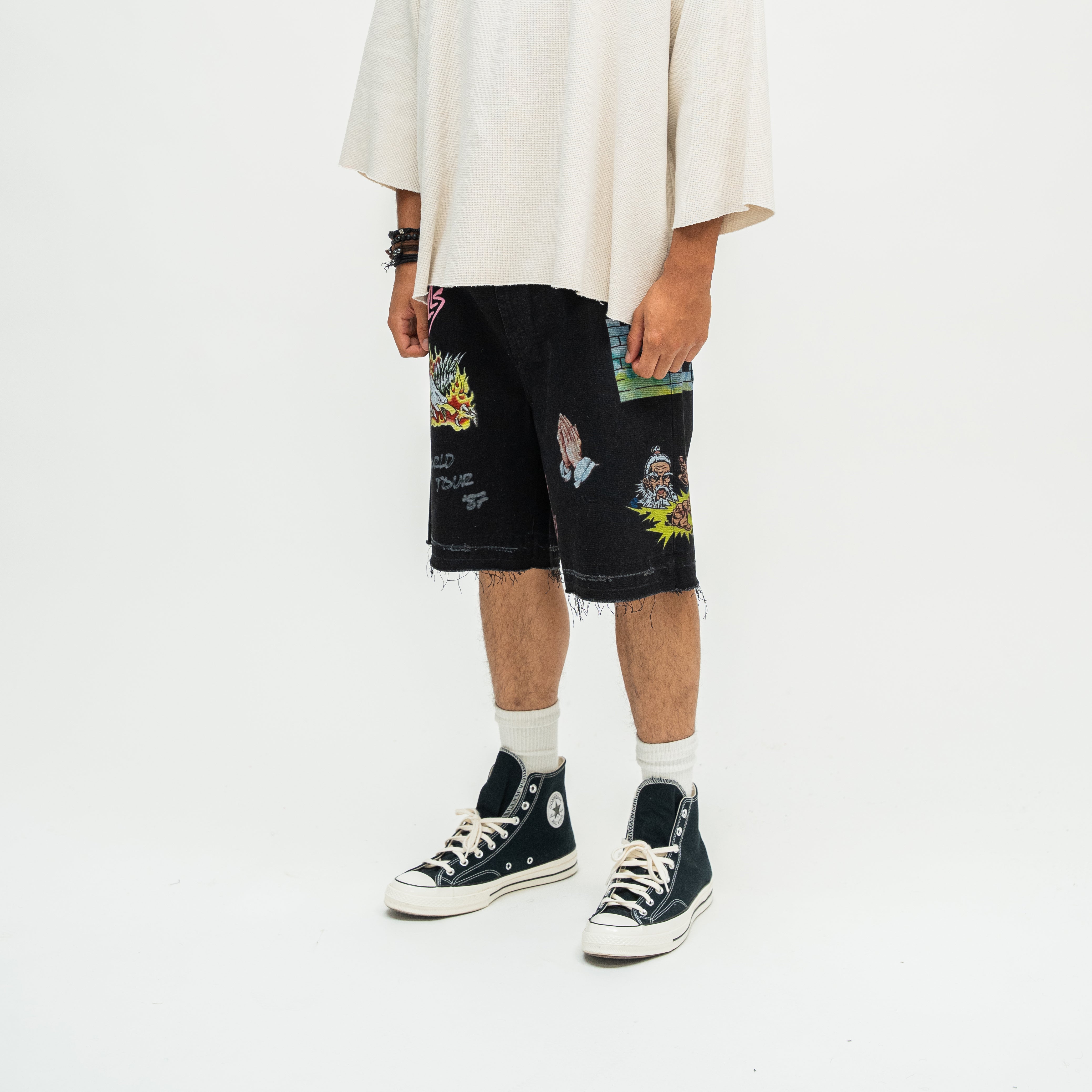 Floyd Denim Jorts - Black Wash