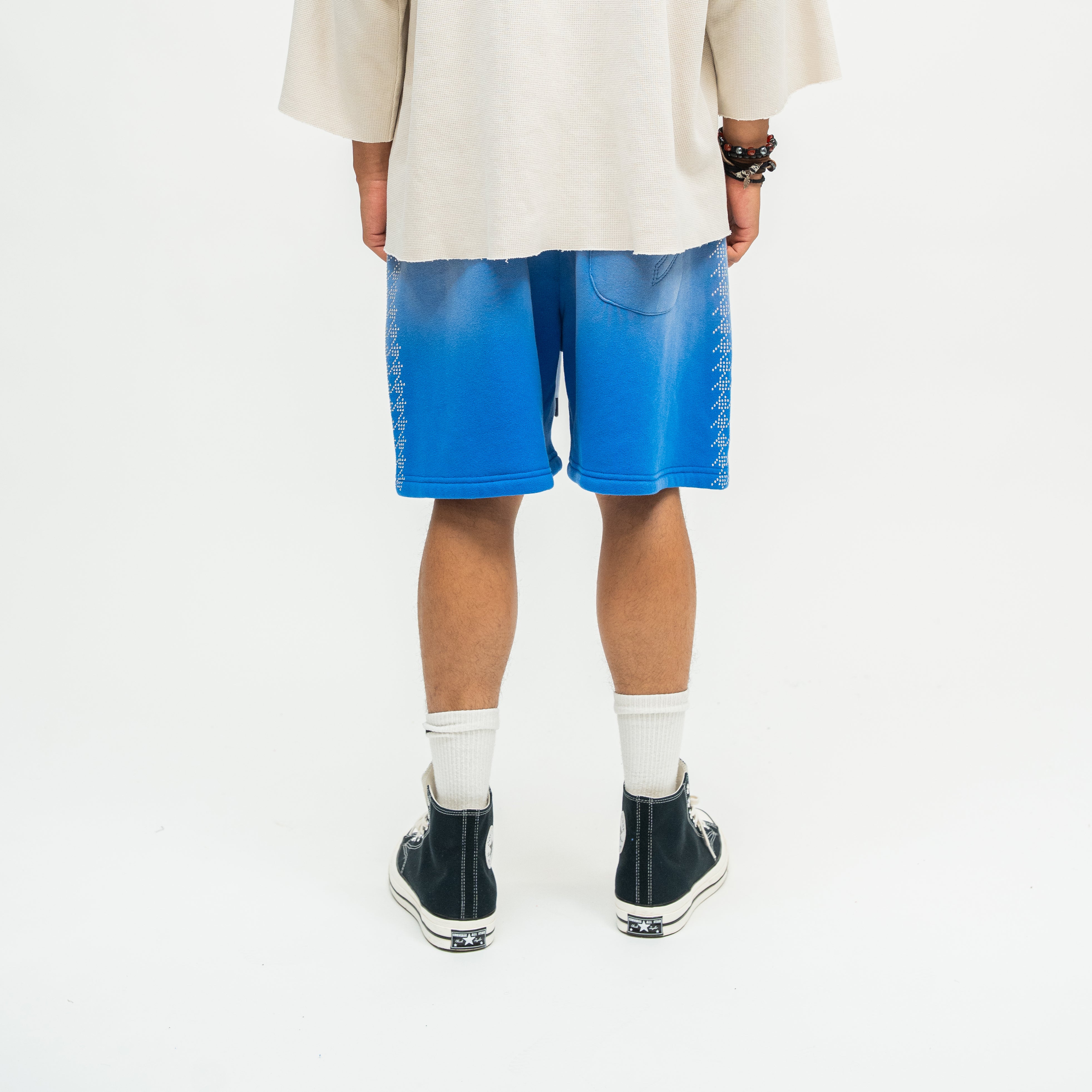 FR Star Stud Shorts - Blue