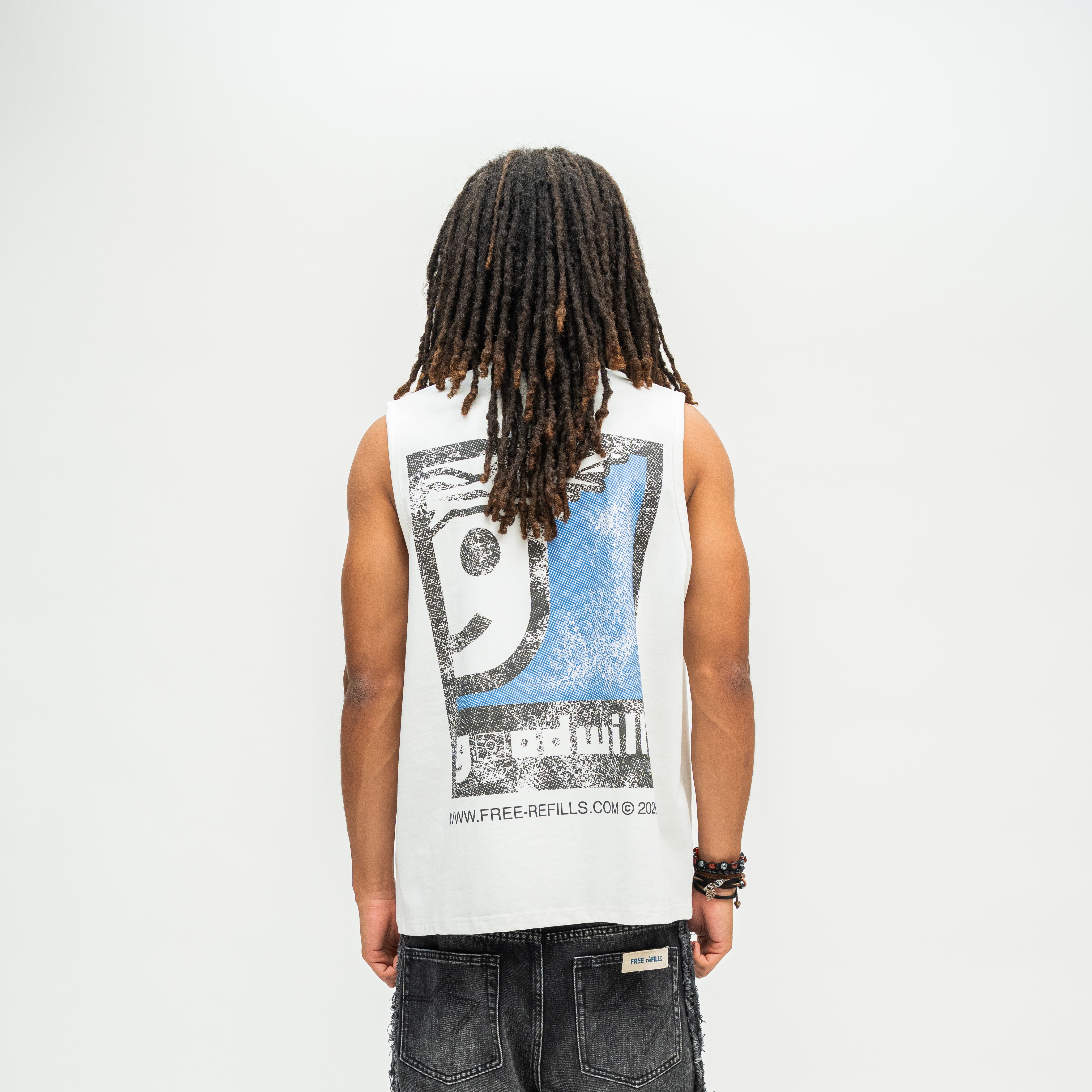 Goodwill Cut-Off Tee - White