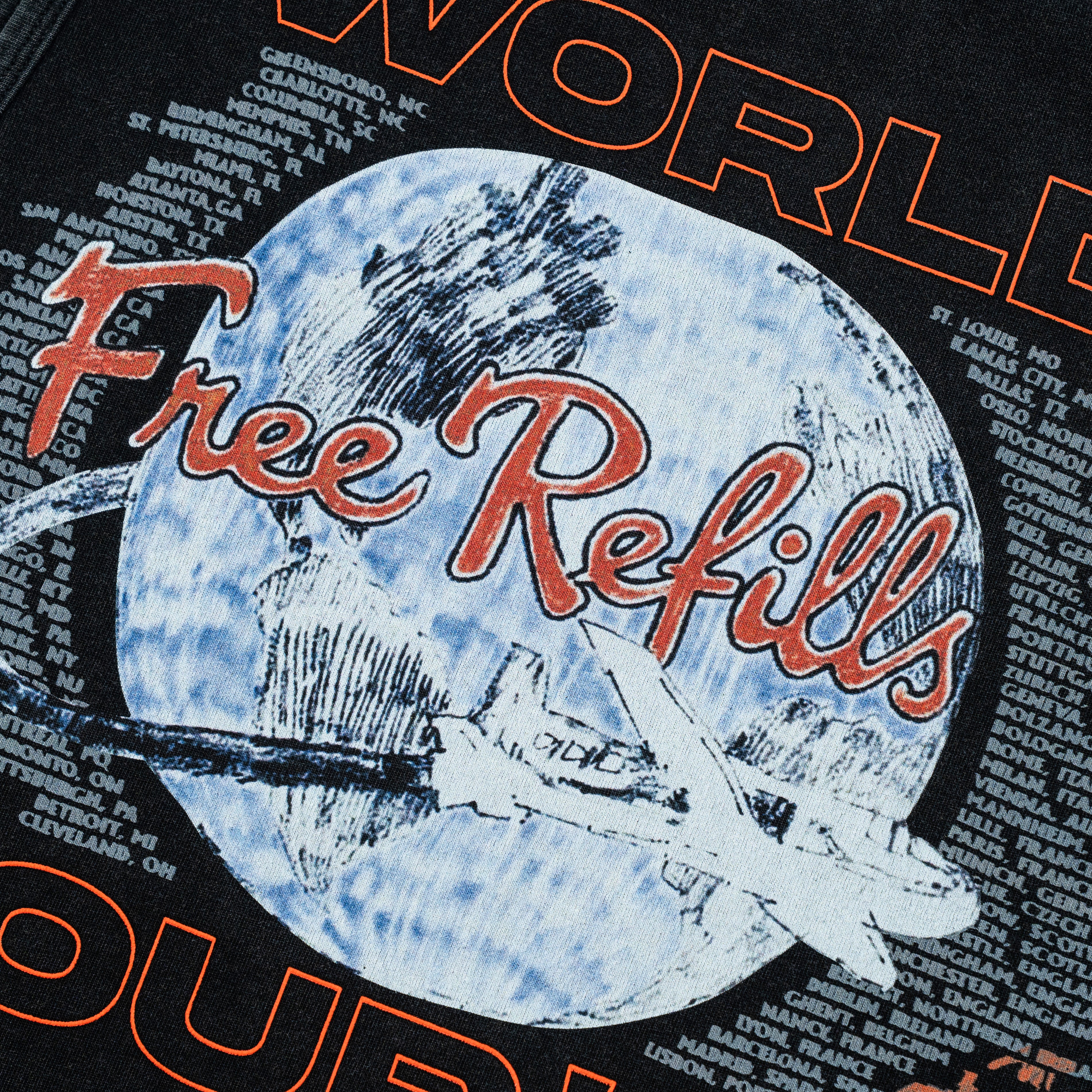 World Cut-Off Tee - Black