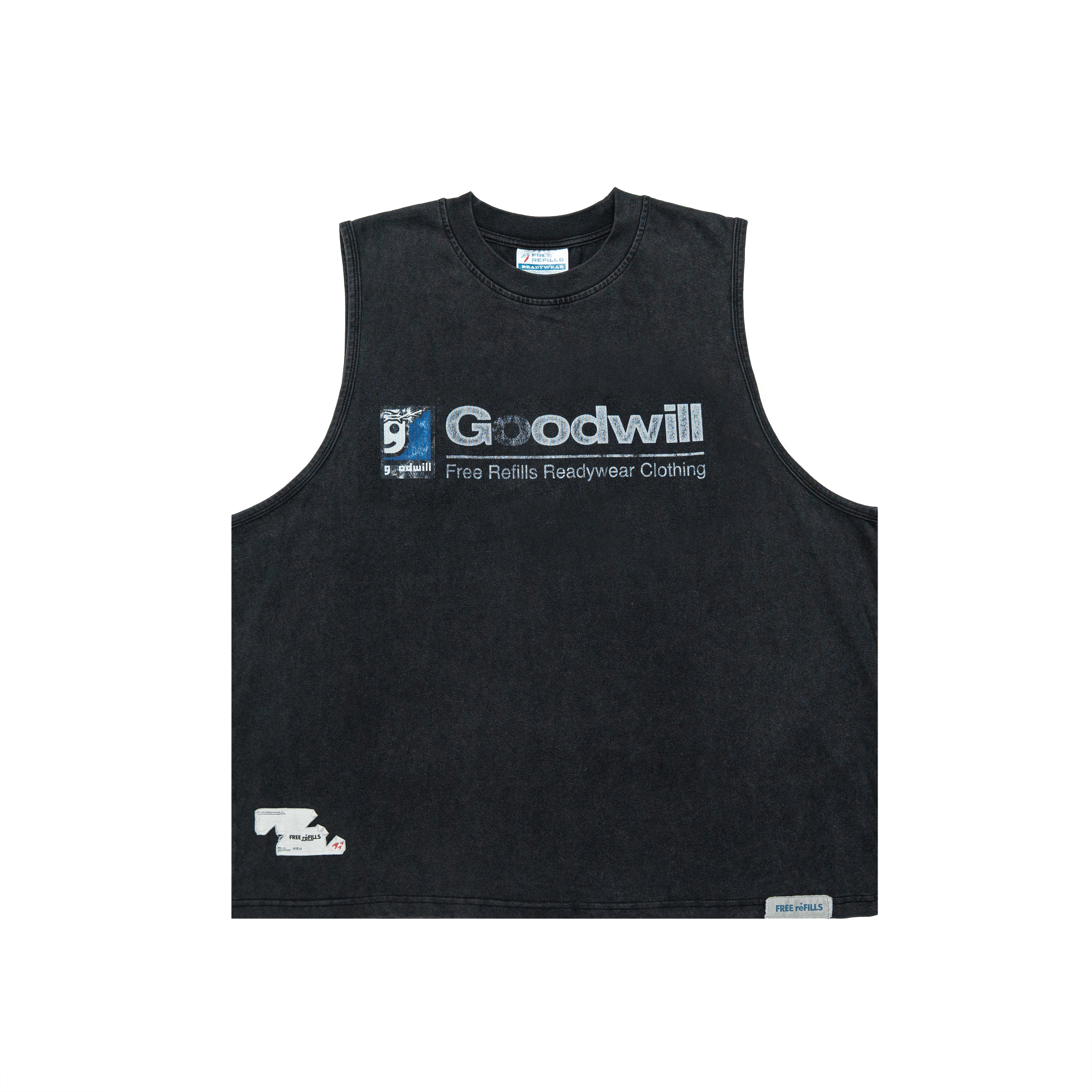 Goodwill Cut-Off Tee - Black