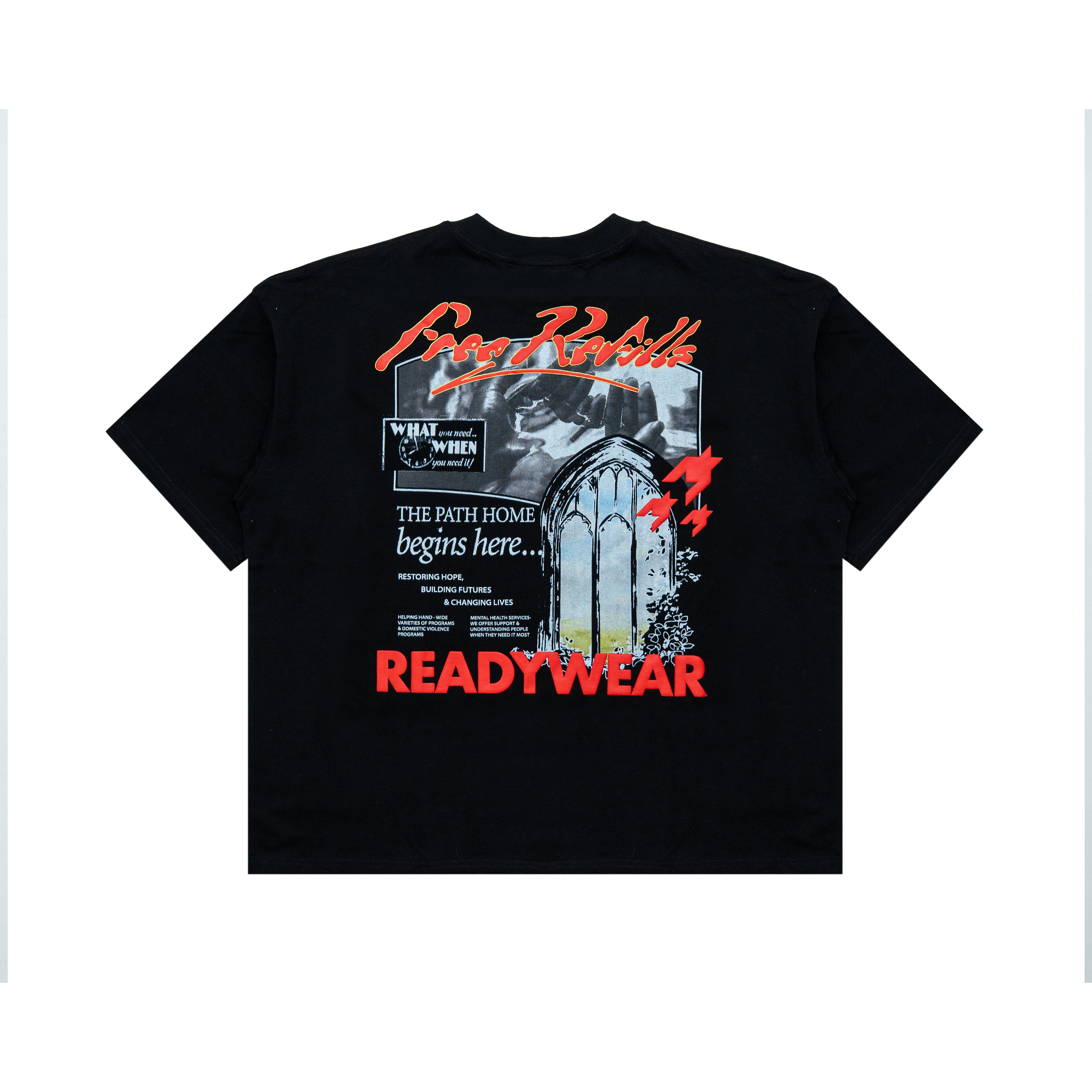 Rehab Tee - Vintage Black