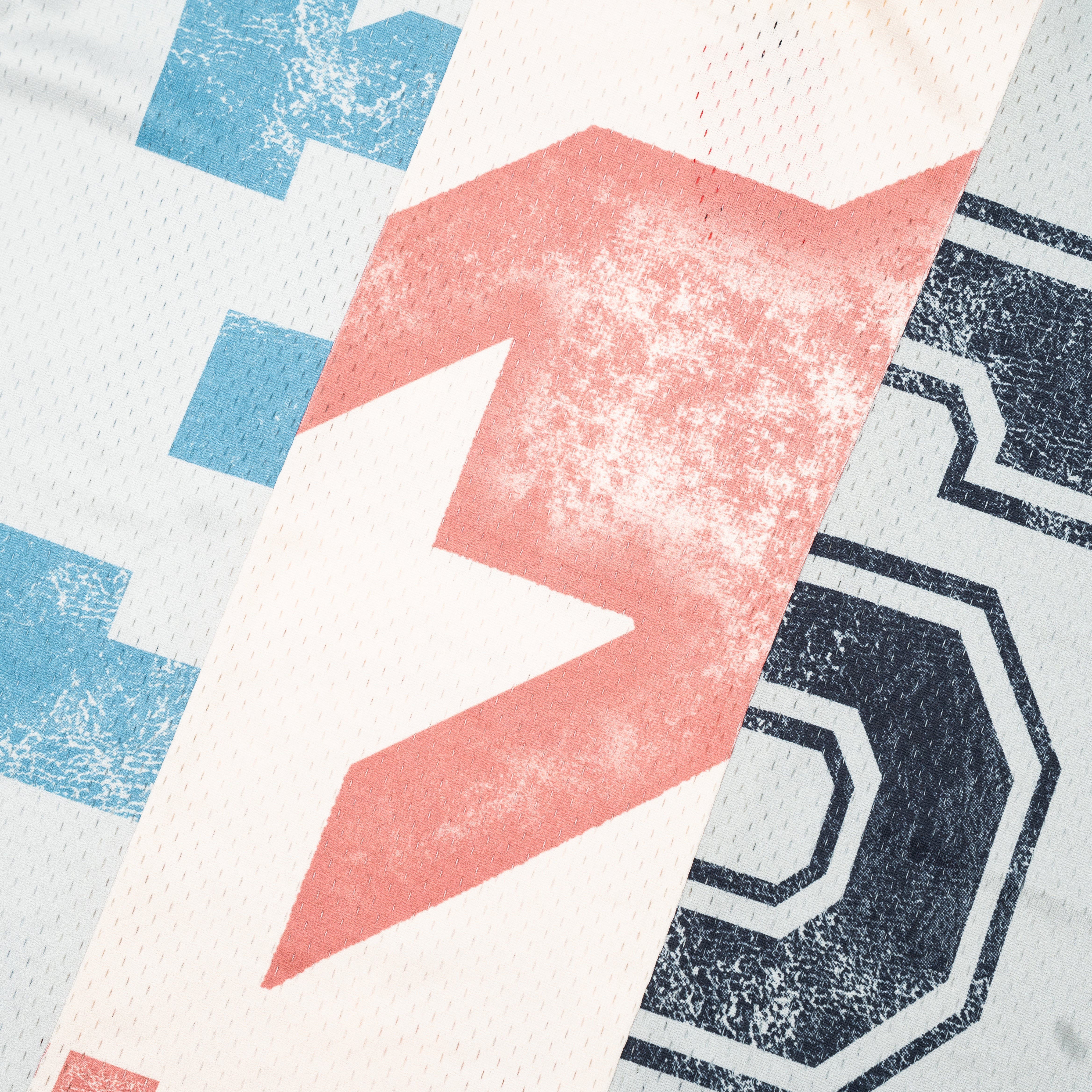 Split Jersey - Ivory Multi