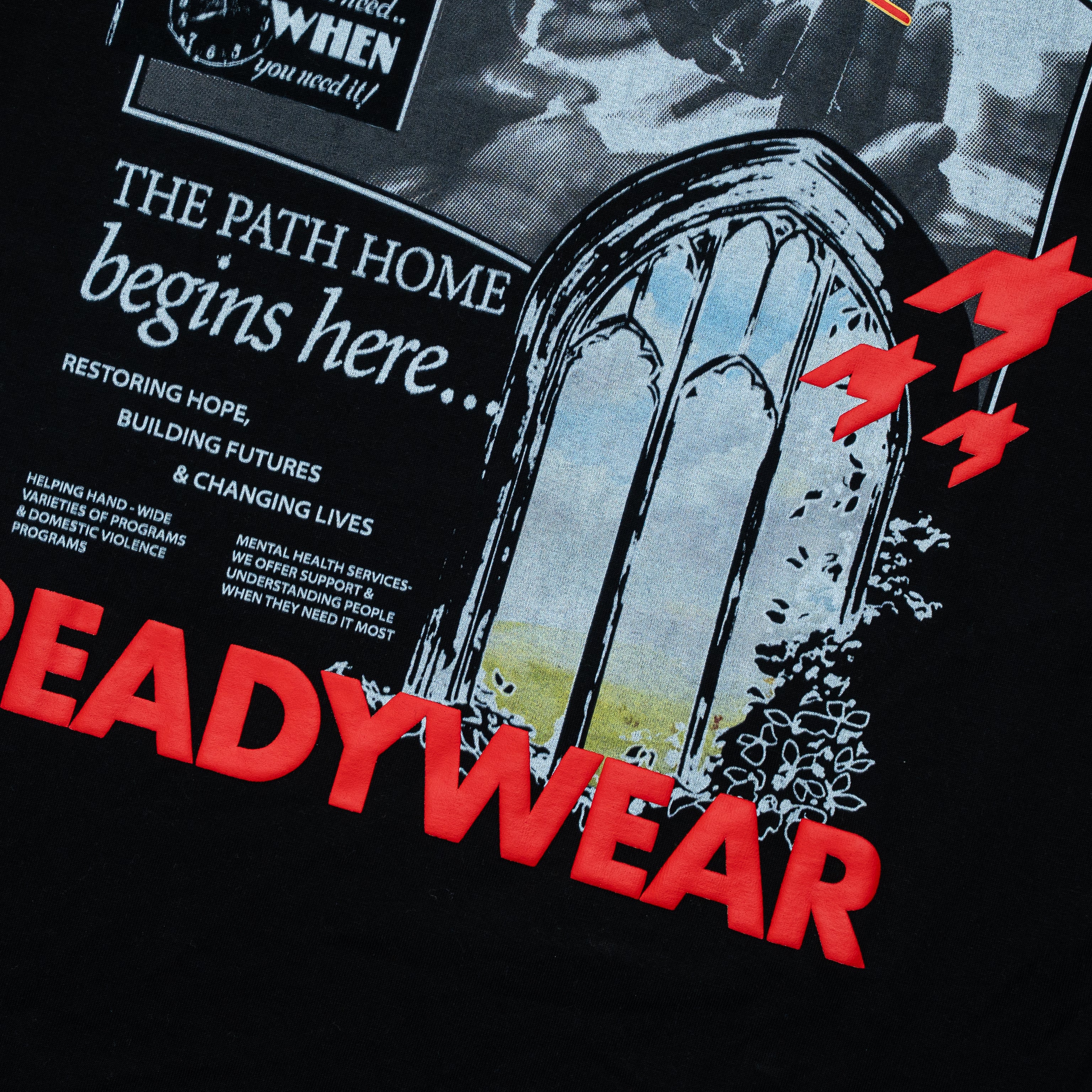 Rehab Tee - Vintage Black