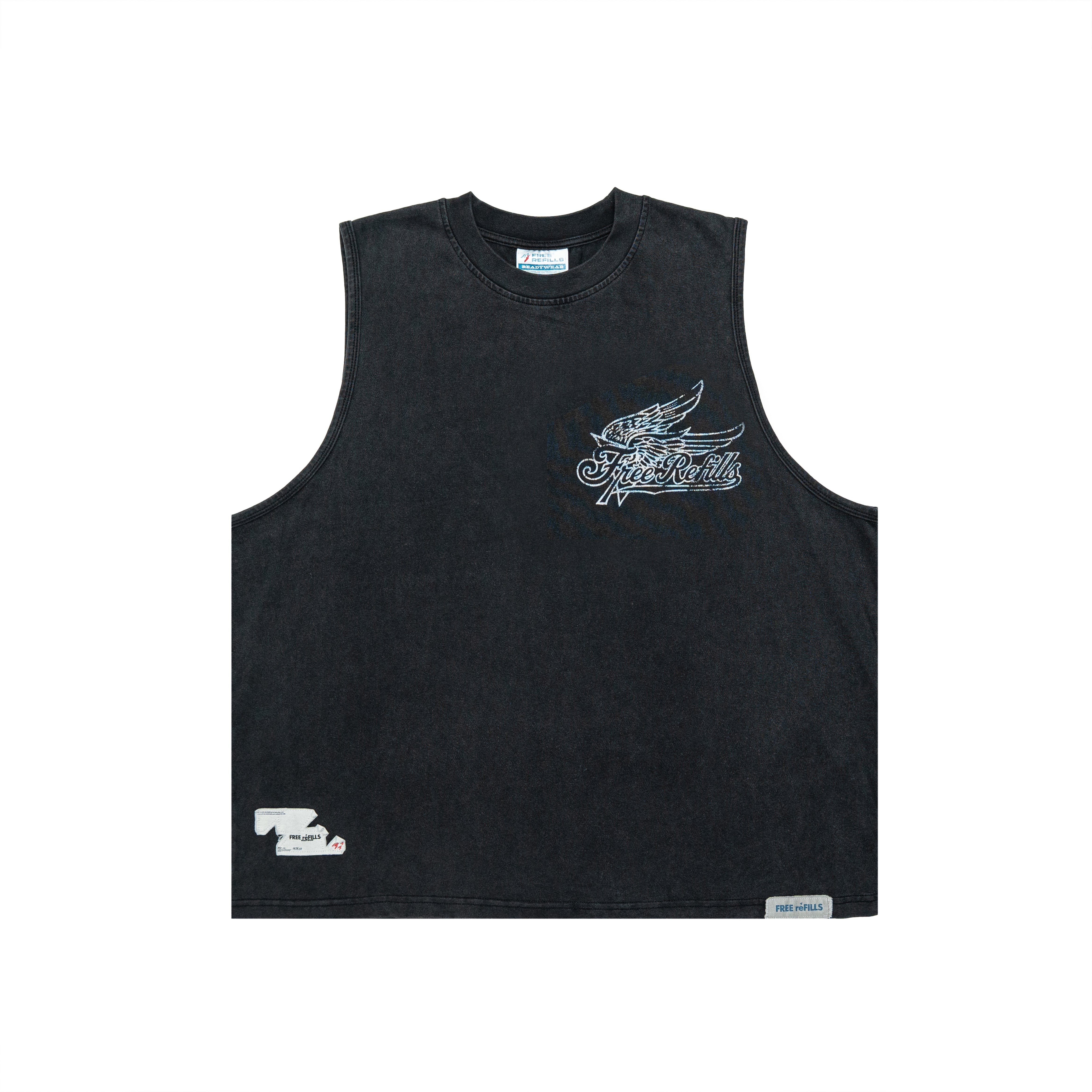 Service Cut-Off Tee - Black