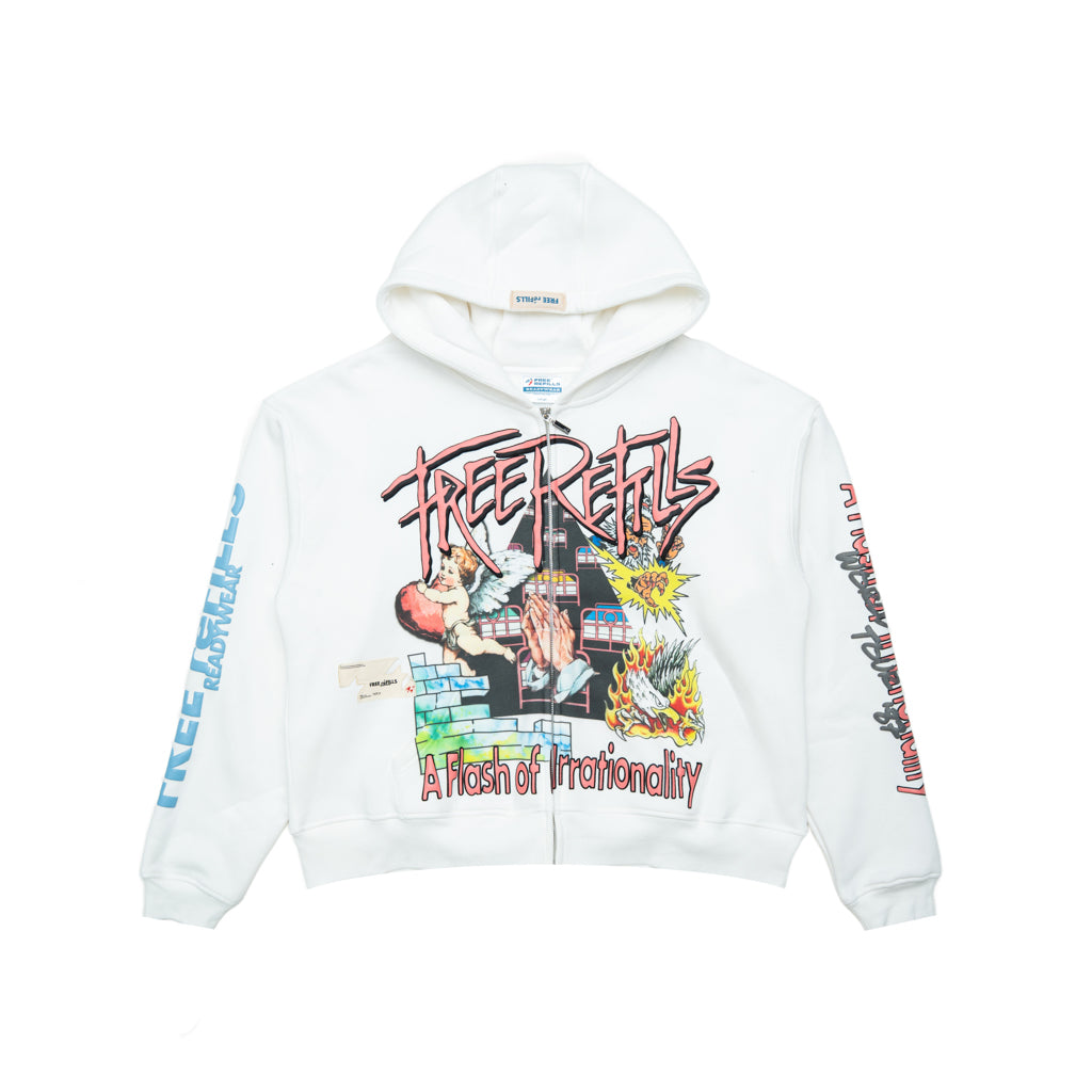 Floyd Zip-Up Hoodie - Off White