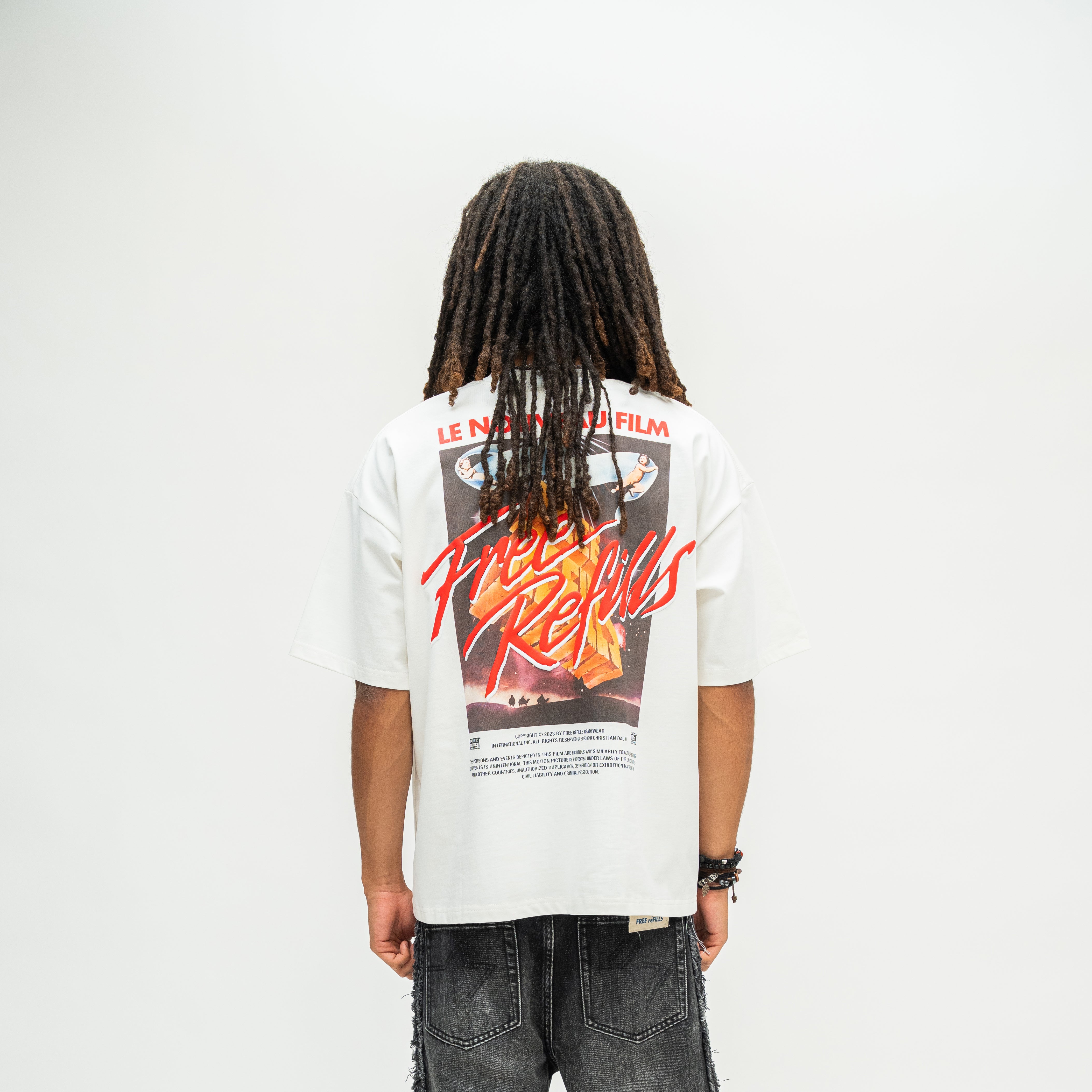 Cinema Tee - Cream