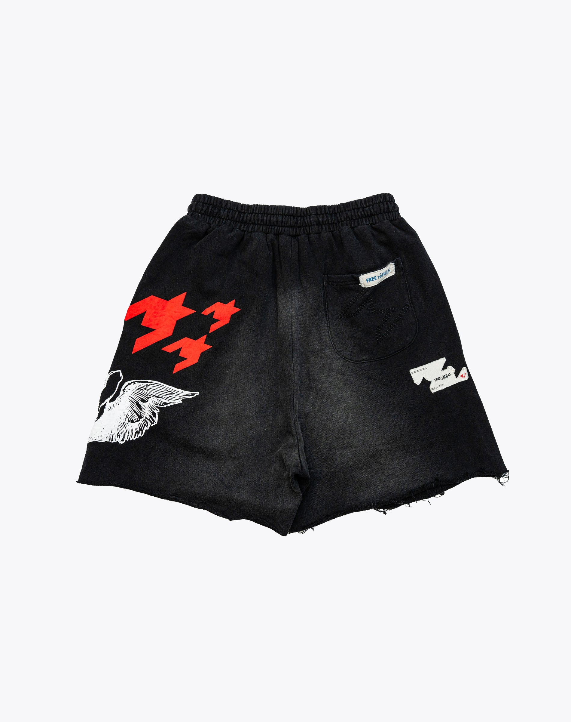 Angeles Terry Shorts - Sun Fade Black