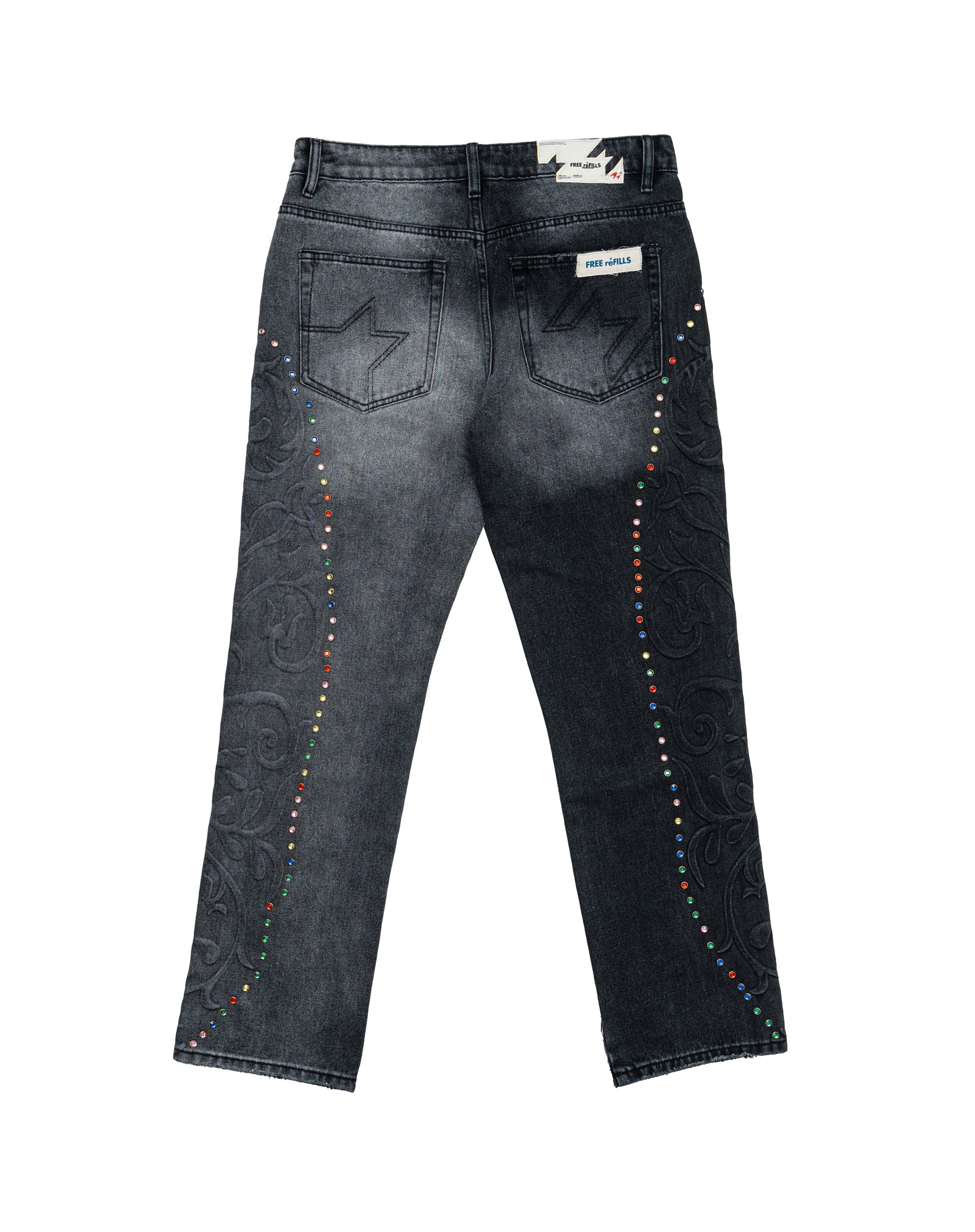 Cathedral Denim Pants - Washed Black