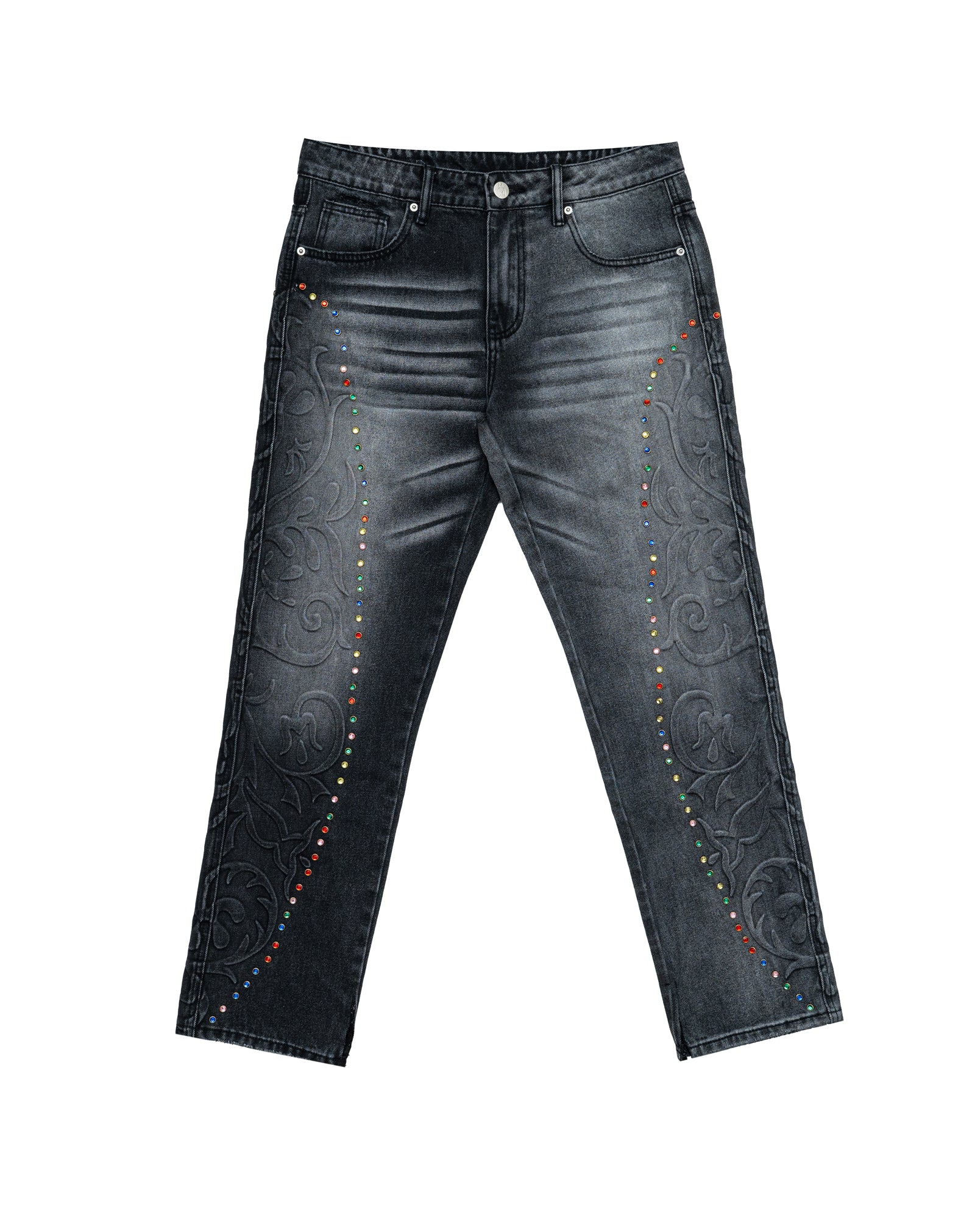 Cathedral Denim Pants - Washed Black