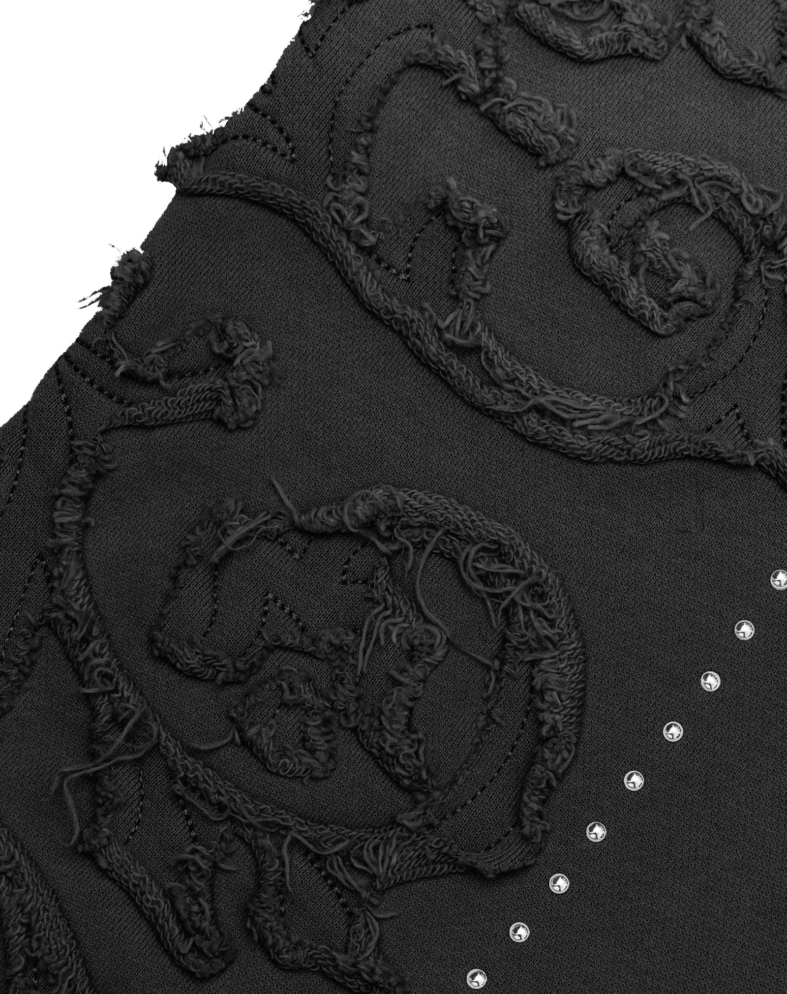 Cathedral Flare Sweatpants - Washed Black