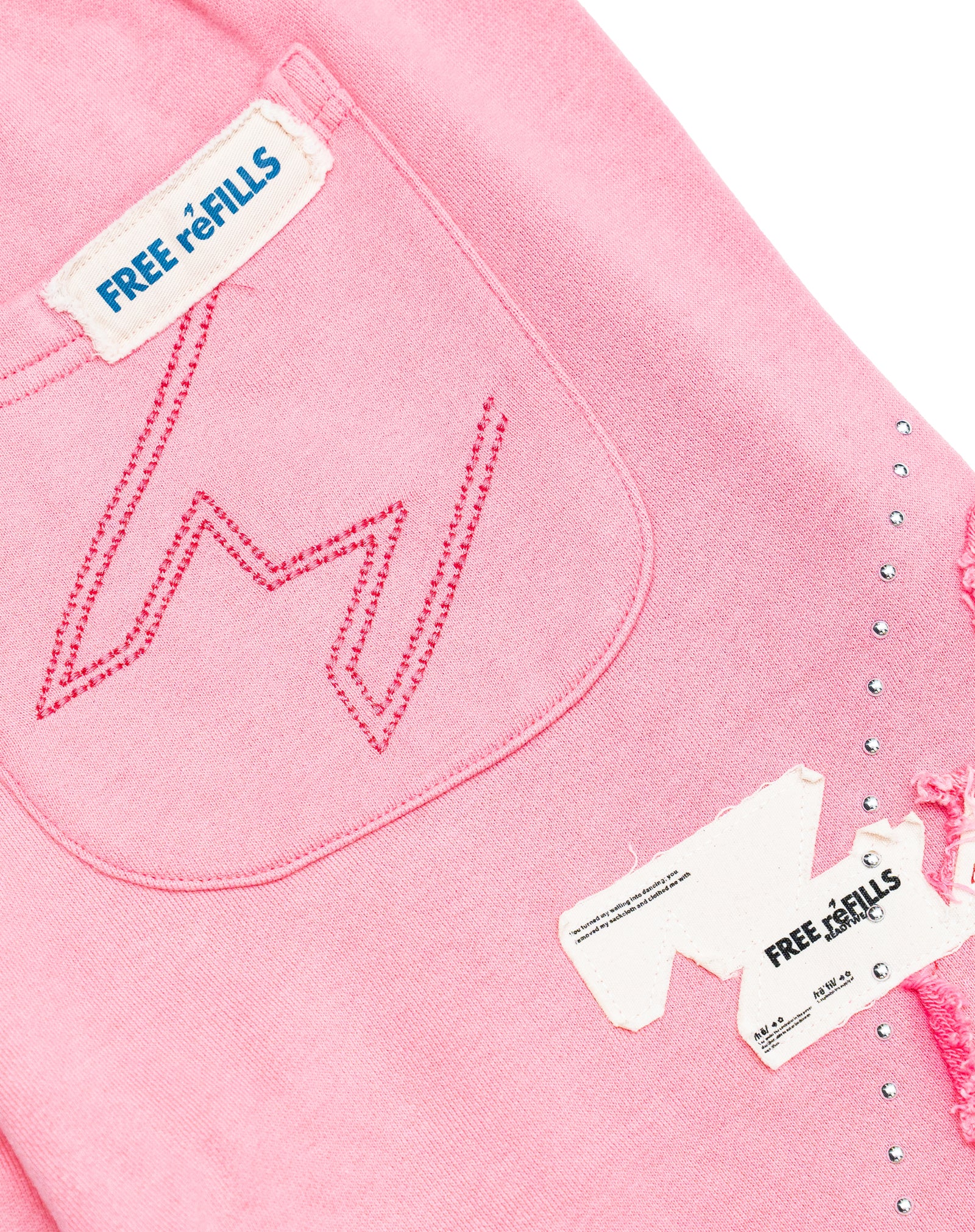 Cathedral Flare Sweatpants - Washed Pink