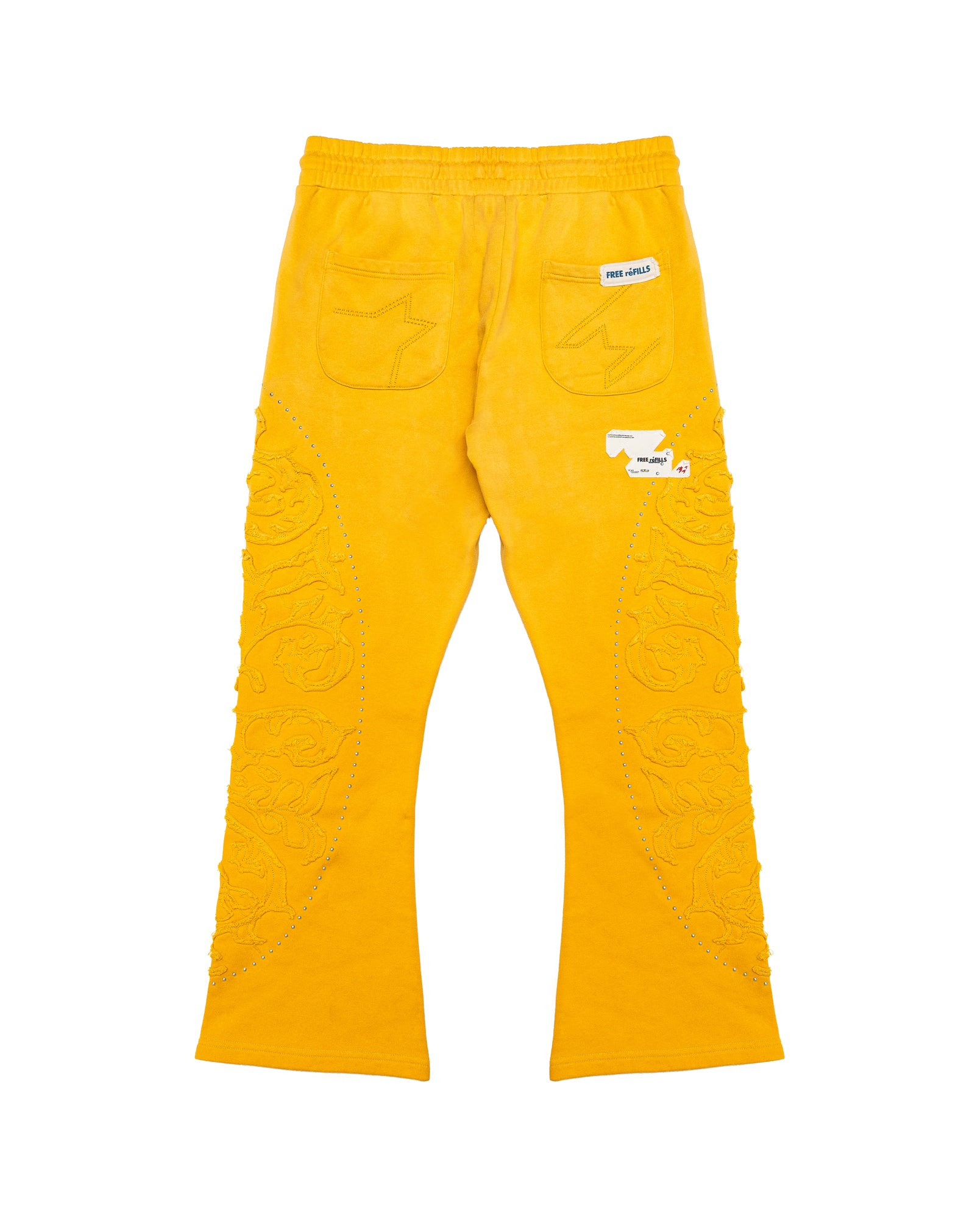 Cathedral Flare Sweatpants - Washed Yellow