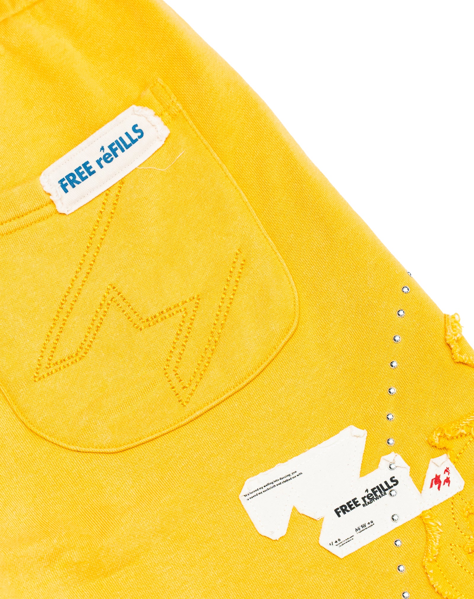 Cathedral Flare Sweatpants - Washed Yellow