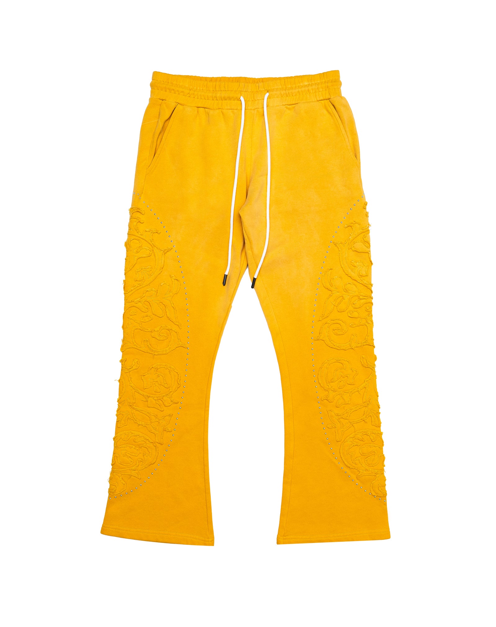 Cathedral Flare Sweatpants - Washed Yellow