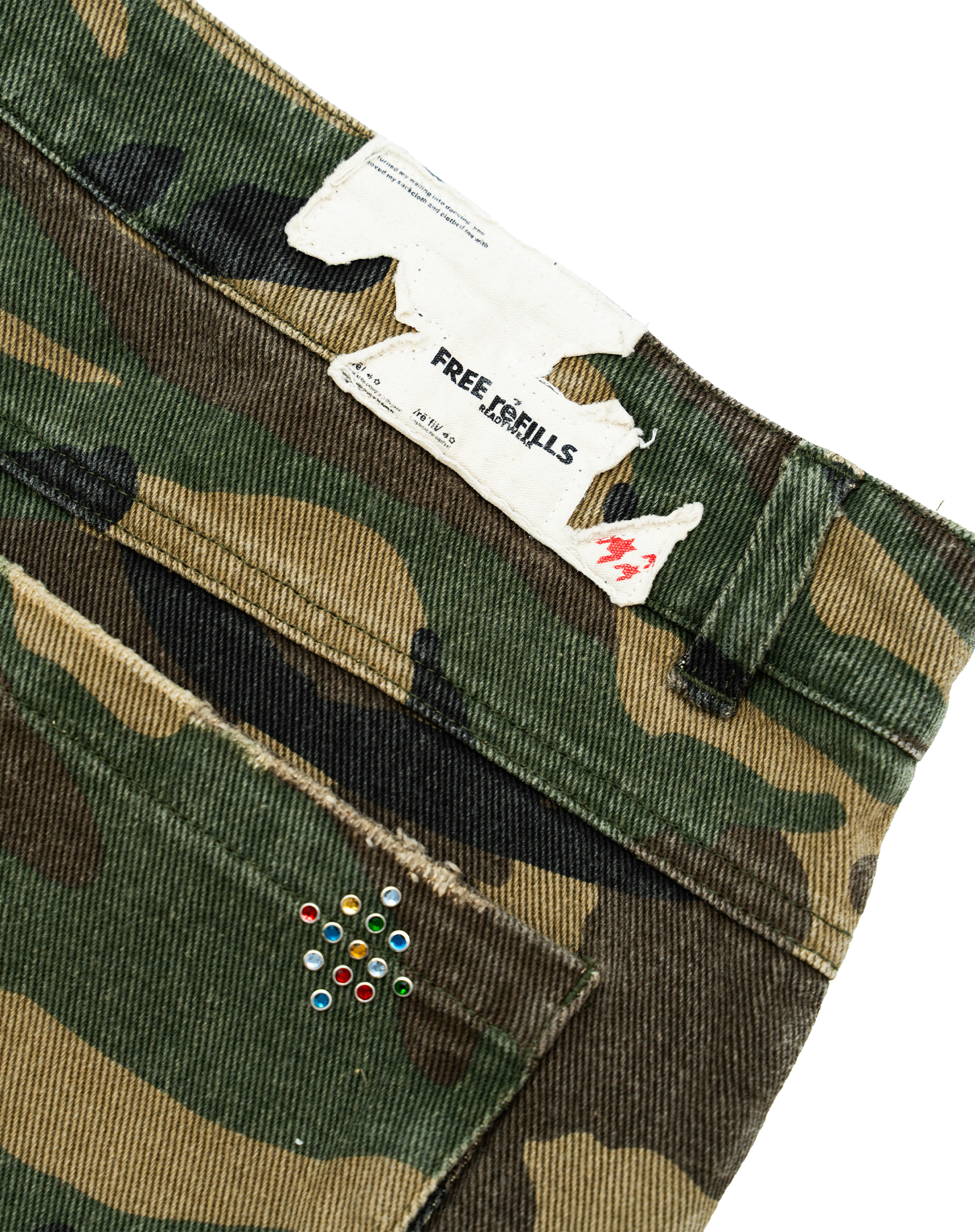 FR Gemstone Camo Cargo Jorts