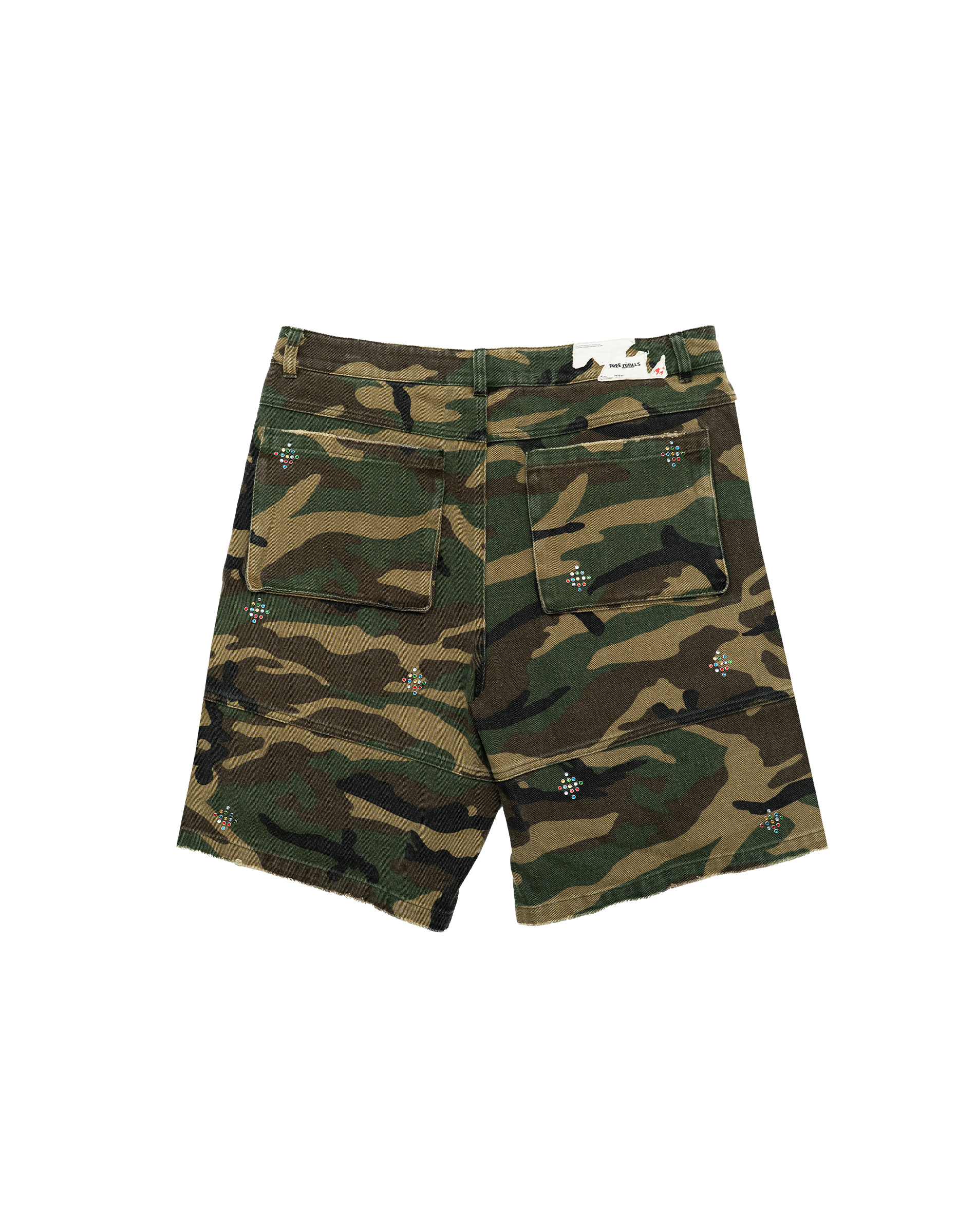 FR Gemstone Camo Cargo Jorts