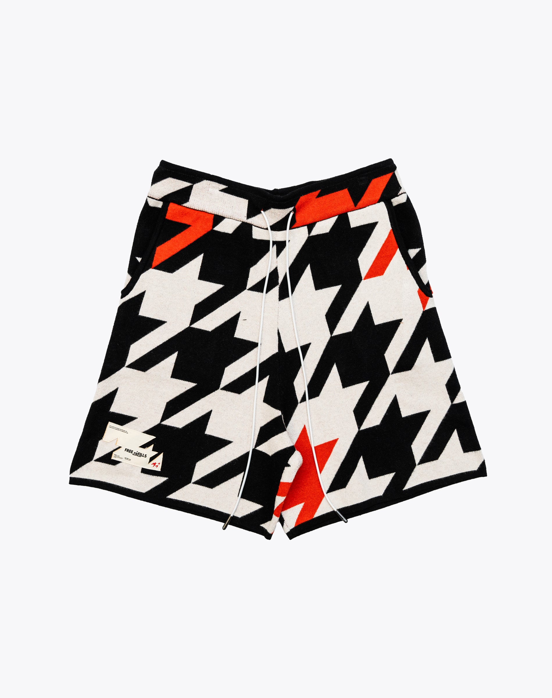 Checks Jacquard Shorts - Black