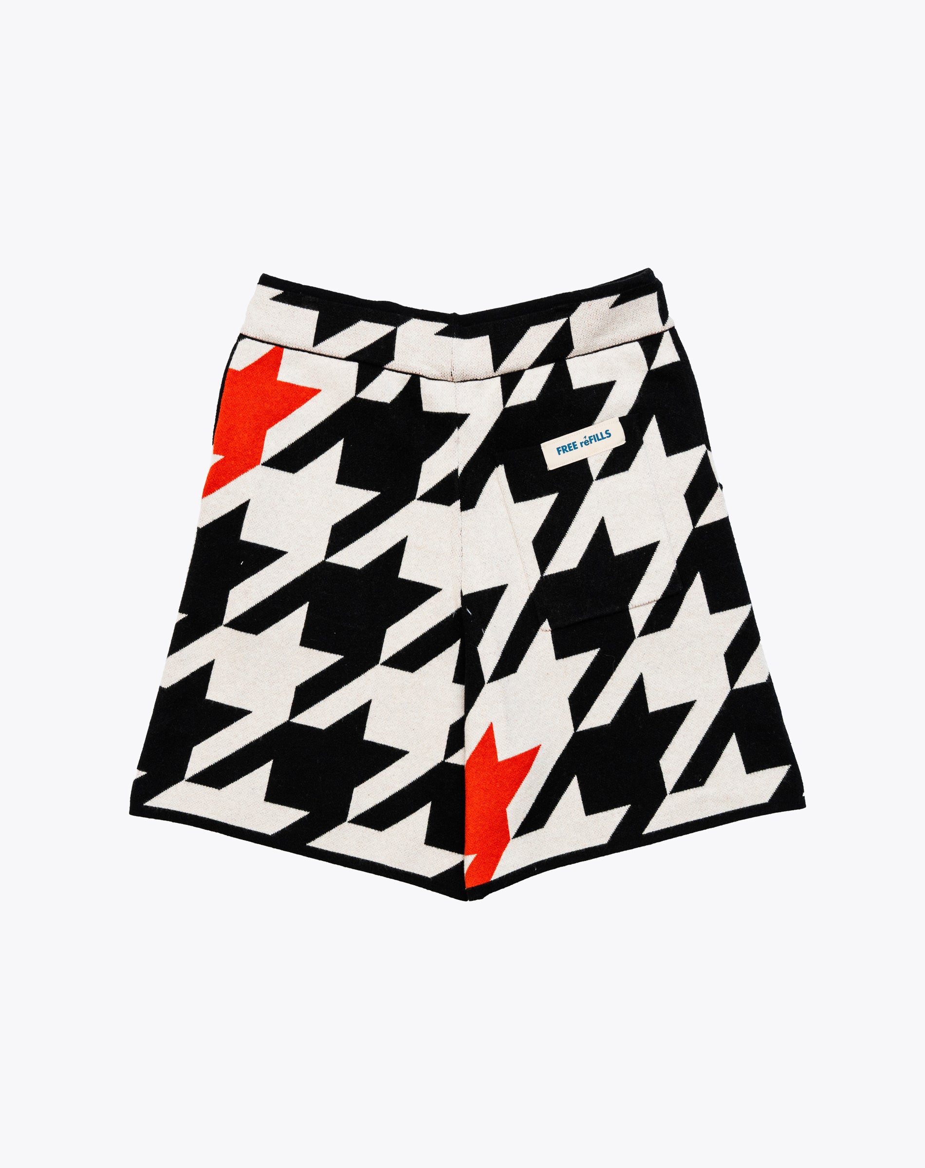 Checks Jacquard Shorts - Black