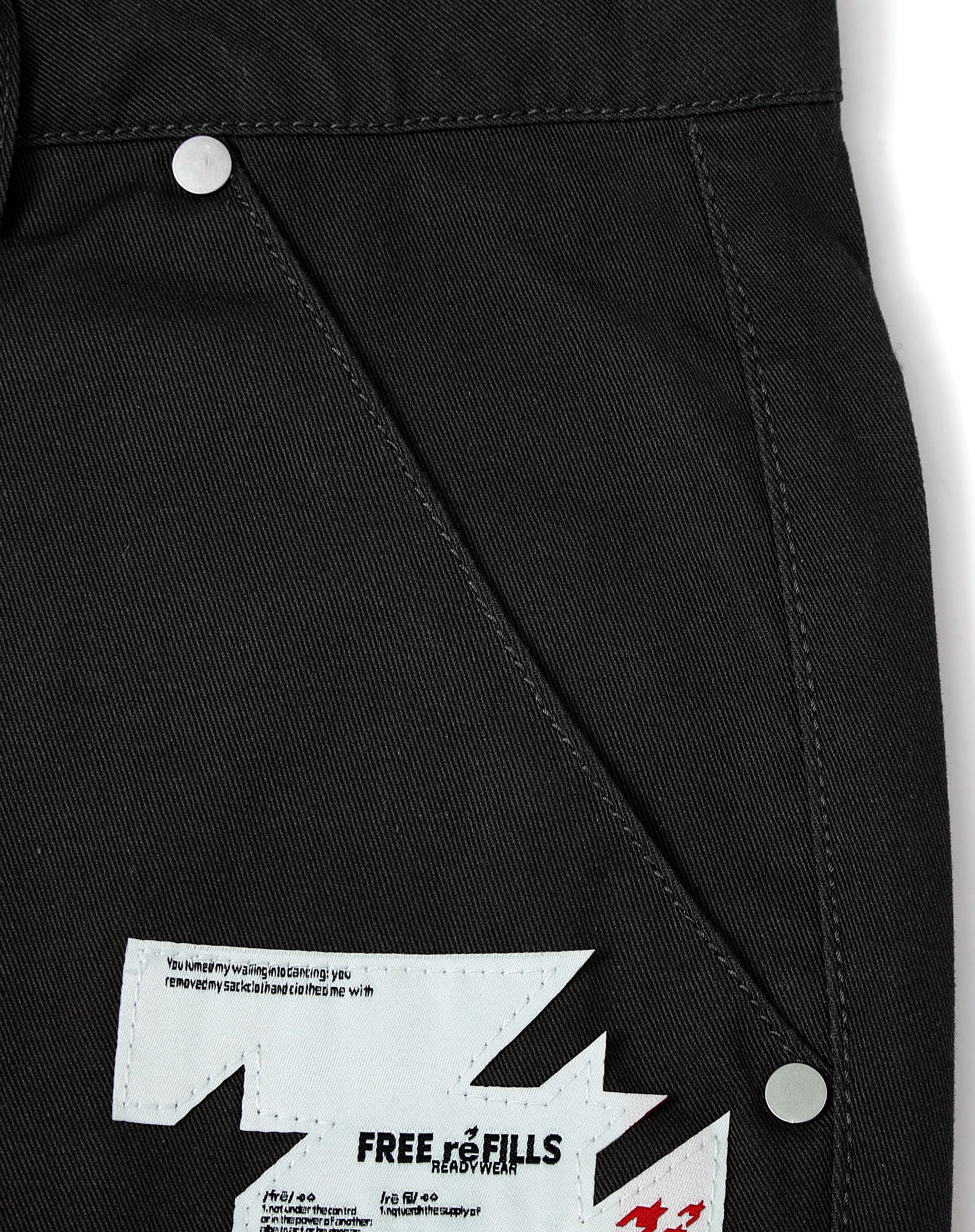 Daily Cargo Pants Straight Fit - Black