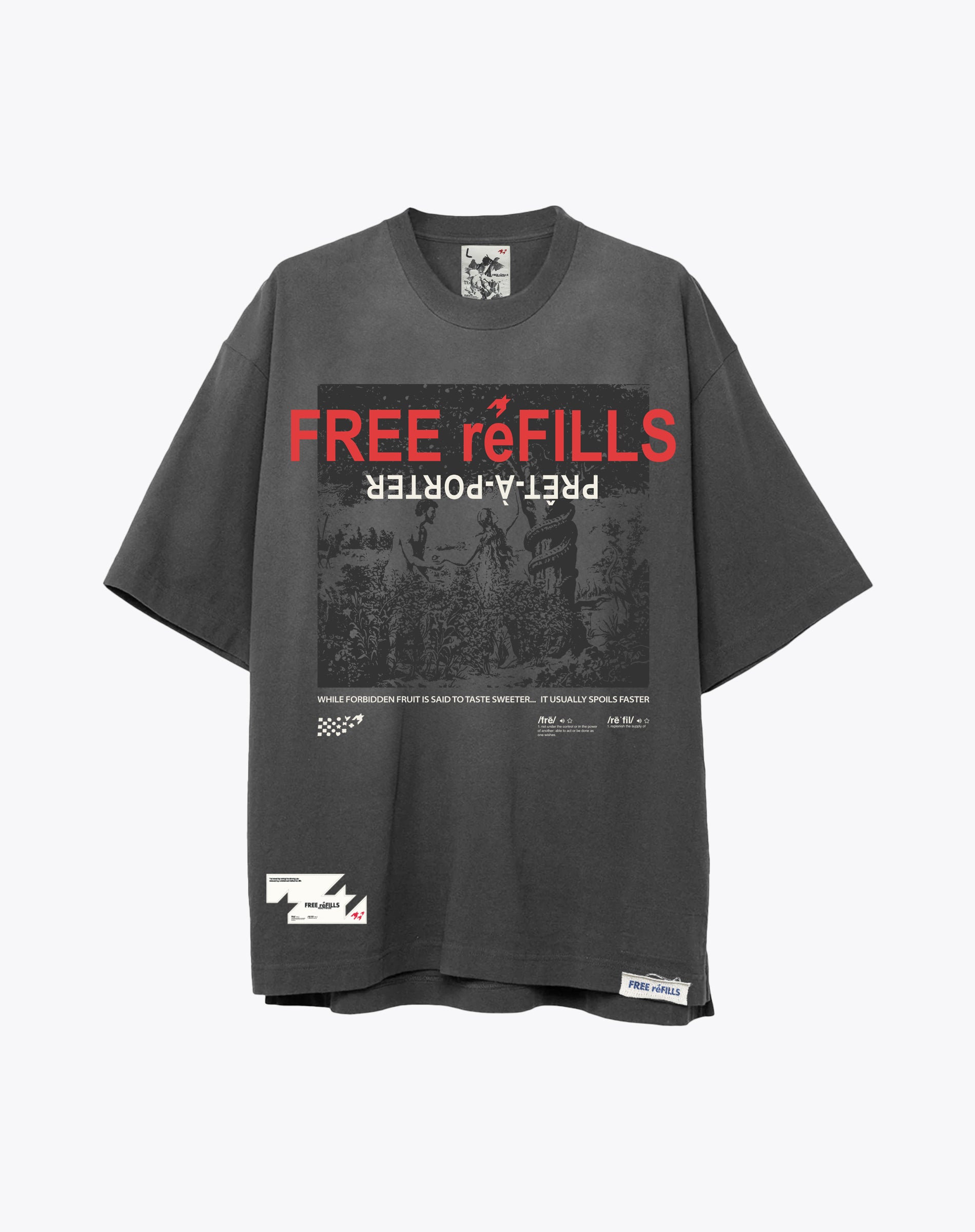 Forbidden Tee - Vintage Black