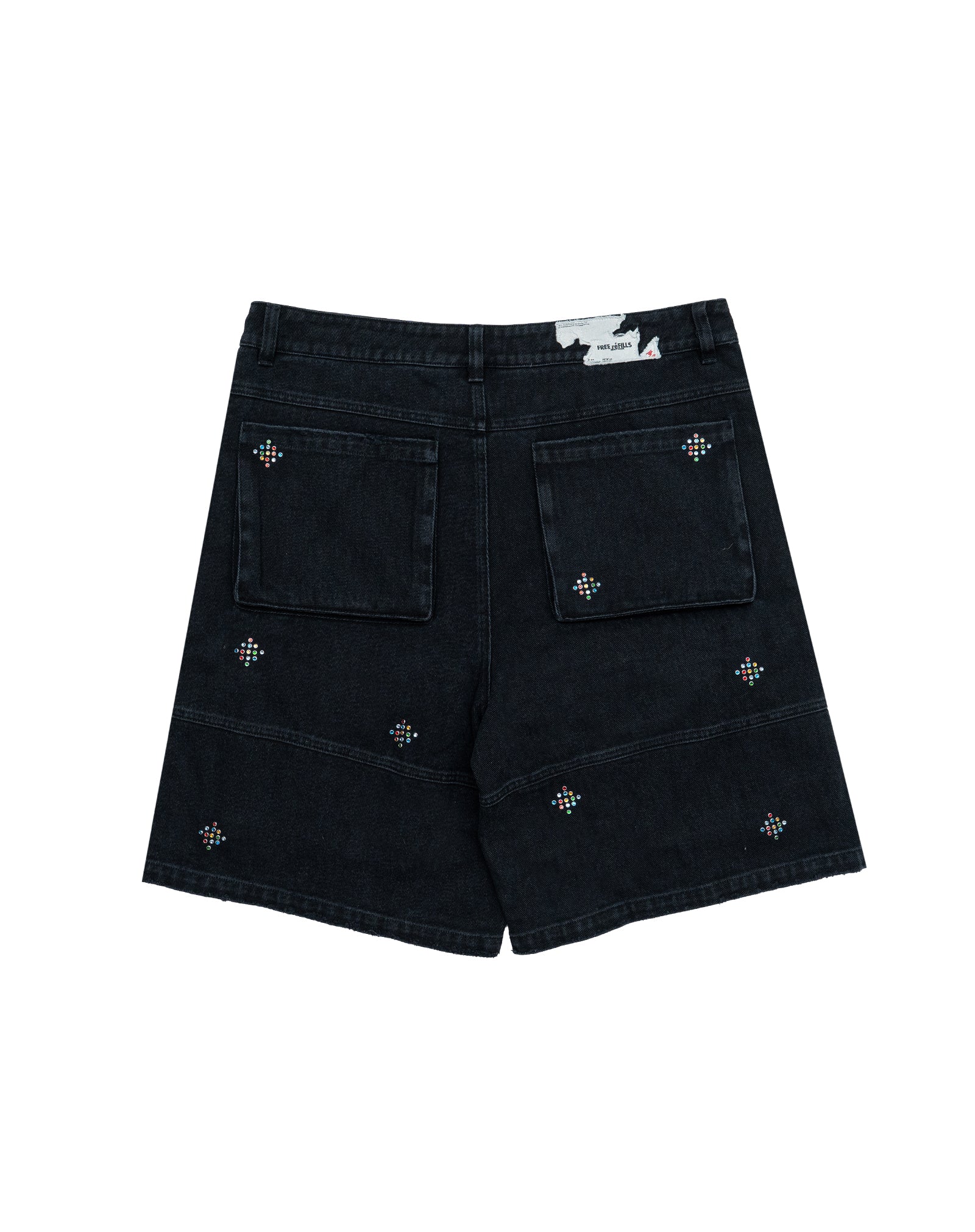 Gemstone Cargo Shorts - Washed Black