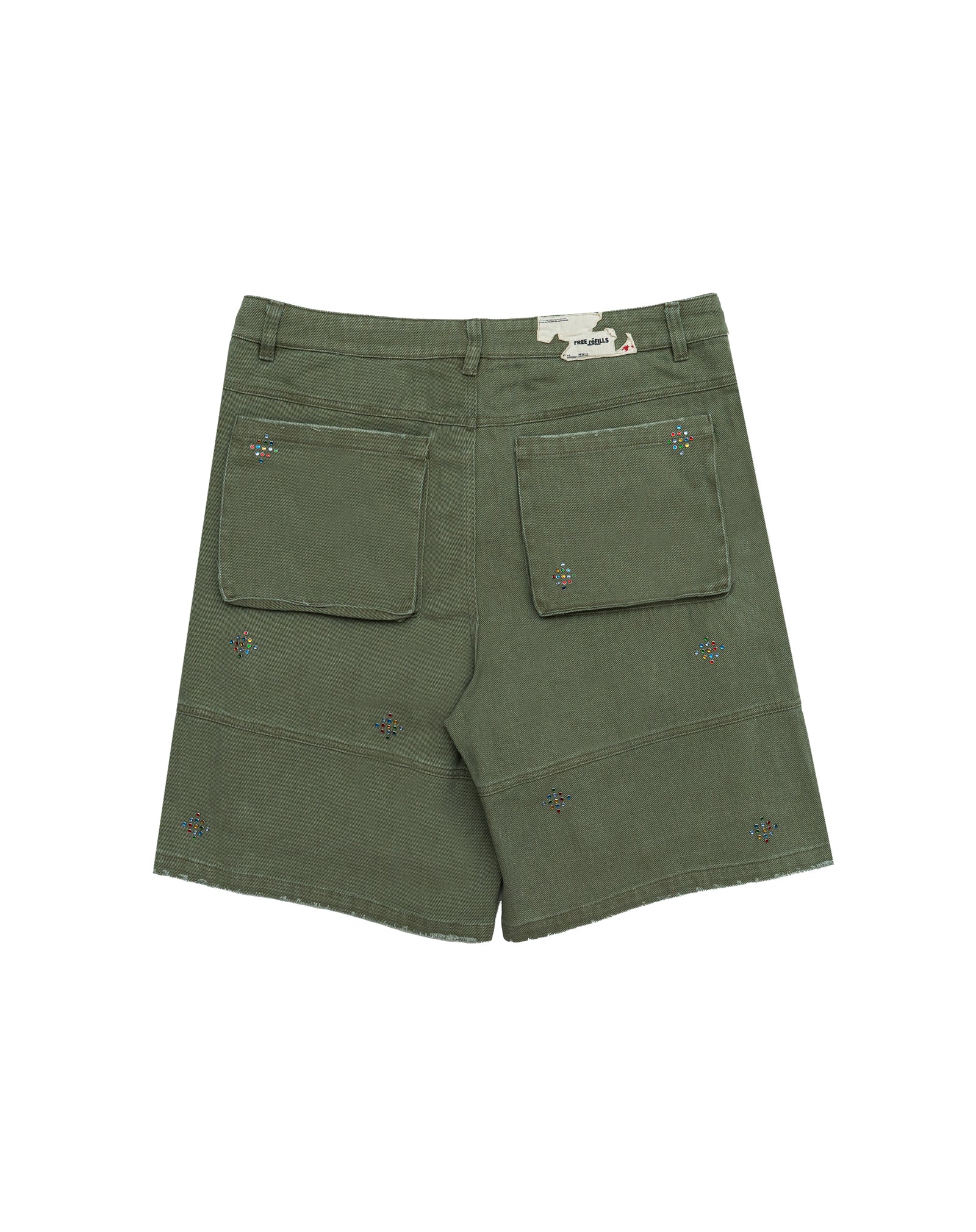 Gemstone Cargo Shorts - Olive