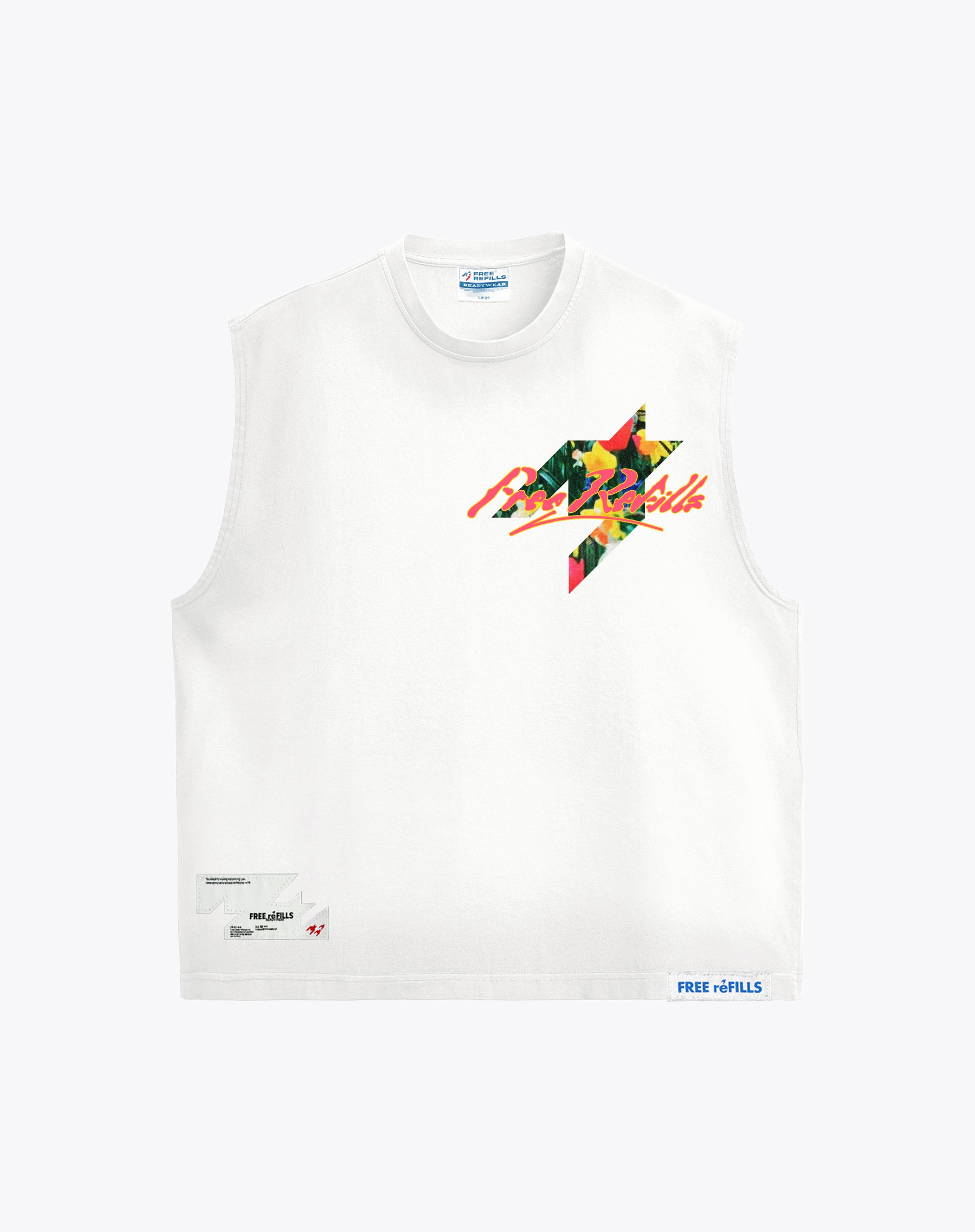 Garden Cutoff Tee - Off White