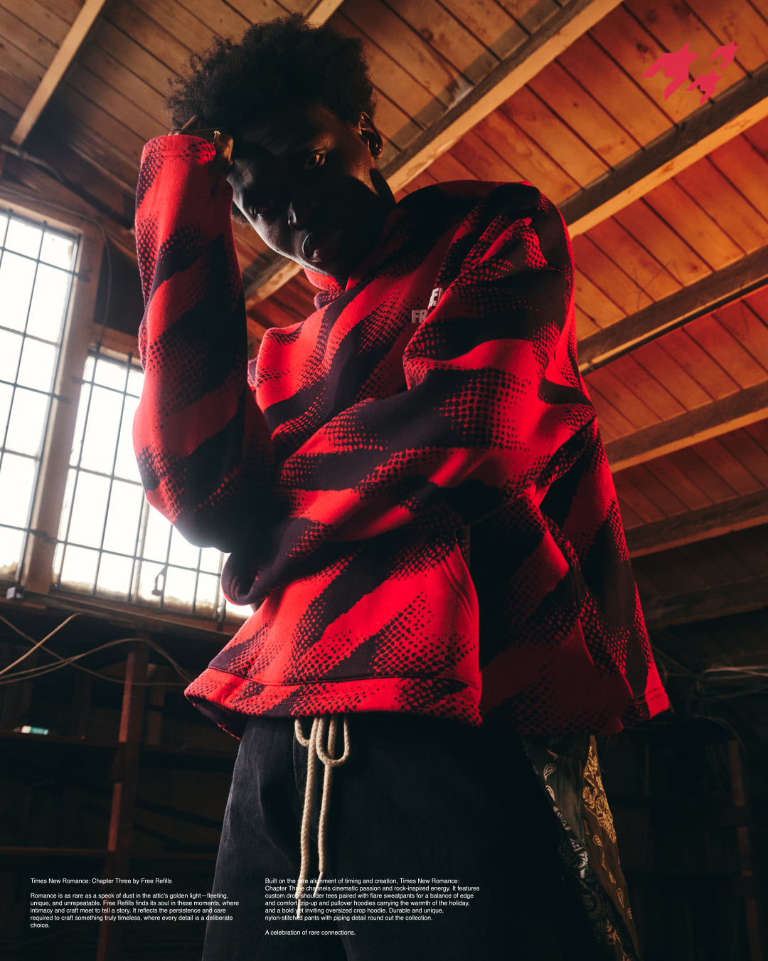 Gradient Hoodie - Red