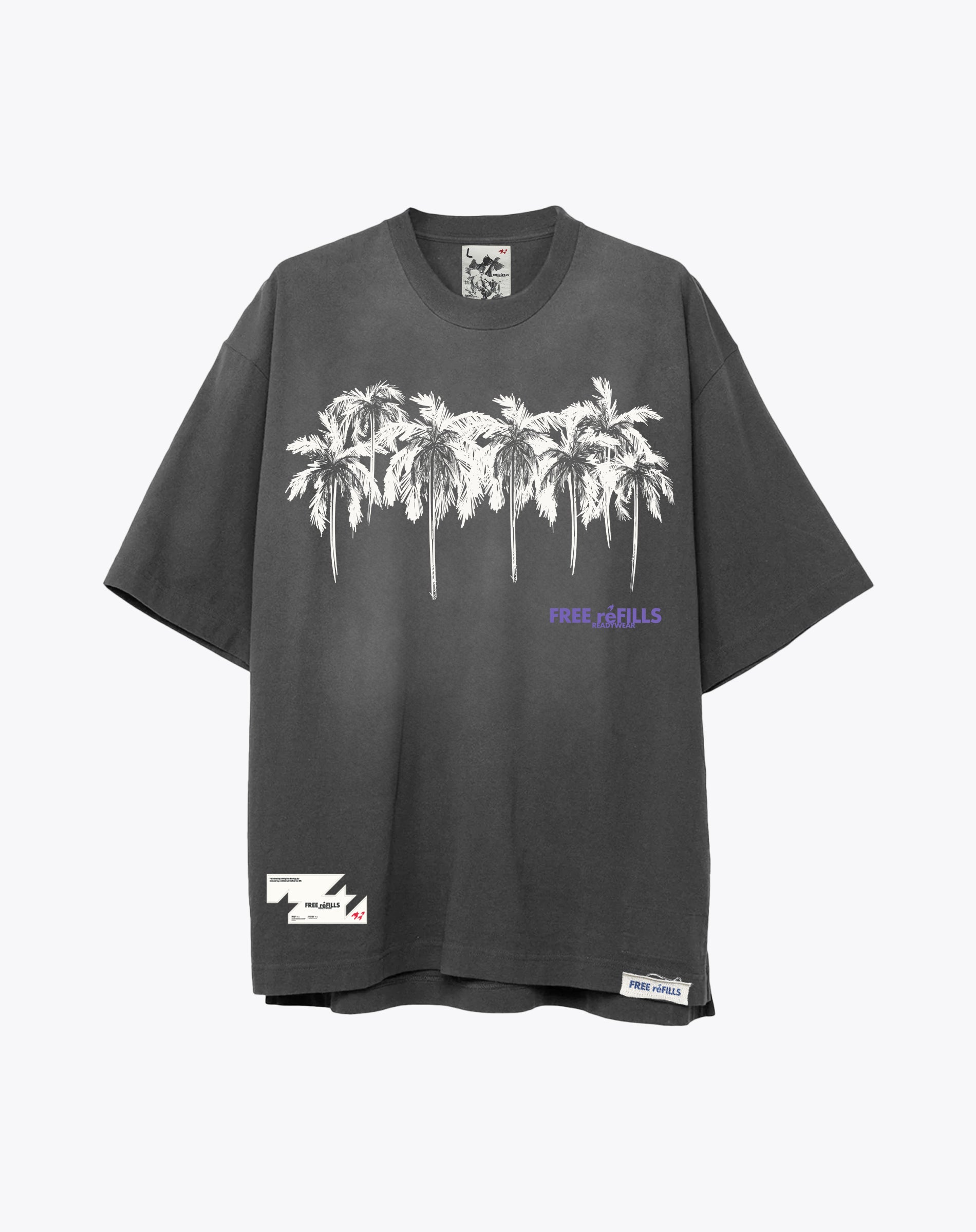 Heavens Gate Tee - Vintage Black