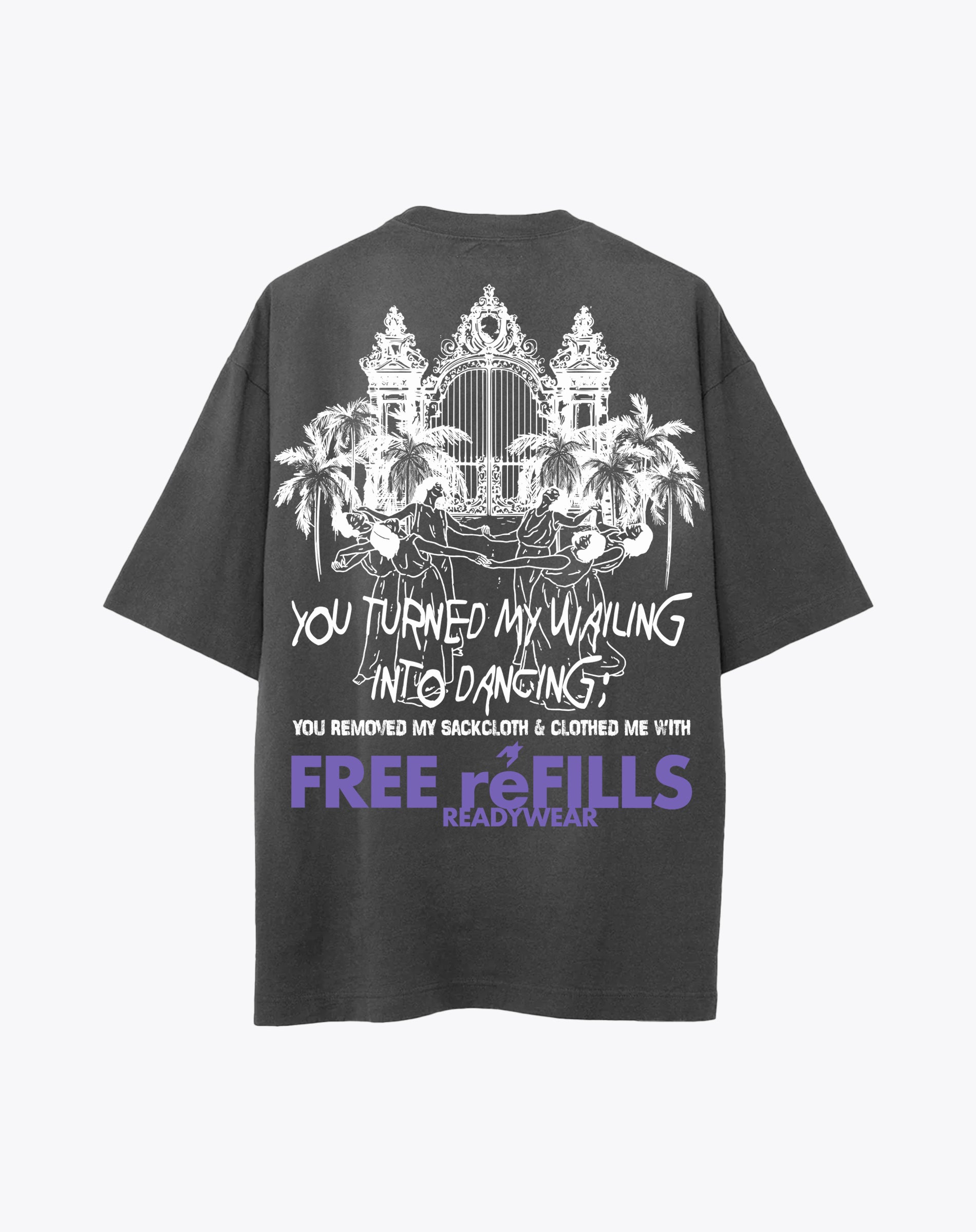 Heavens Gate Tee - Vintage Black