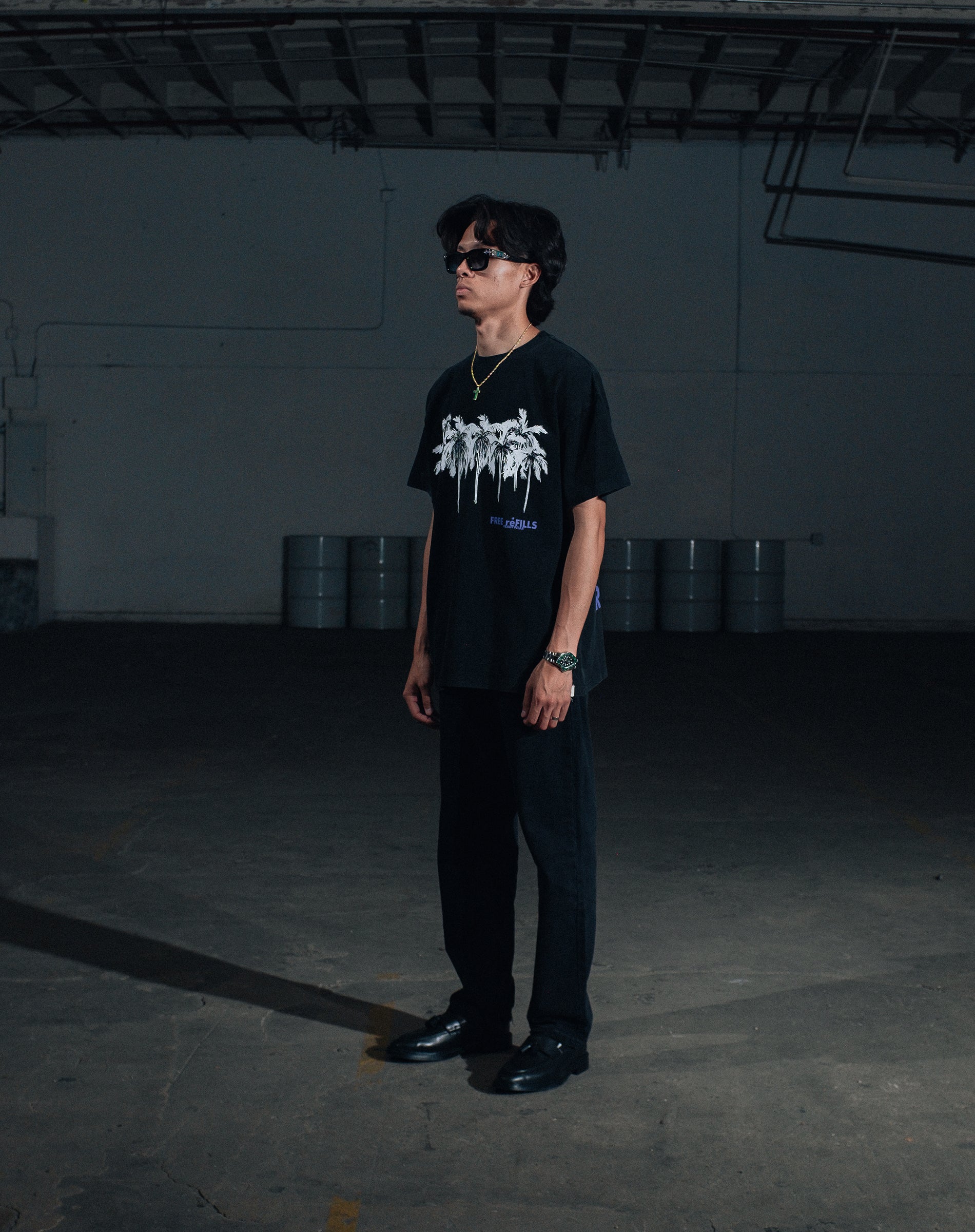 Heavens Gate Tee - Vintage Black
