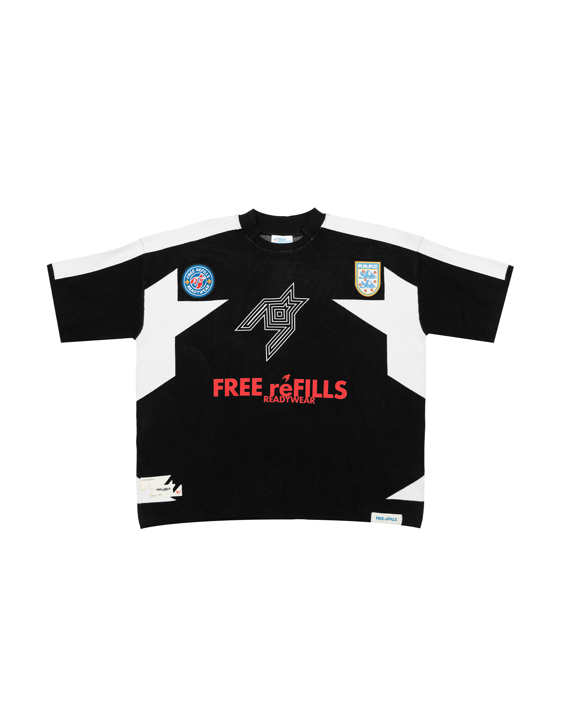 FR Jacquard Futbol Jersey - Black