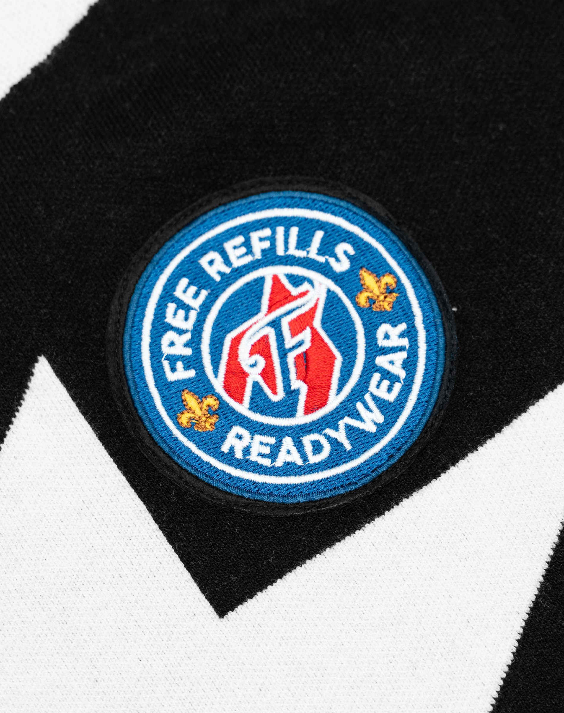 FR Jacquard Futbol Jersey - Black