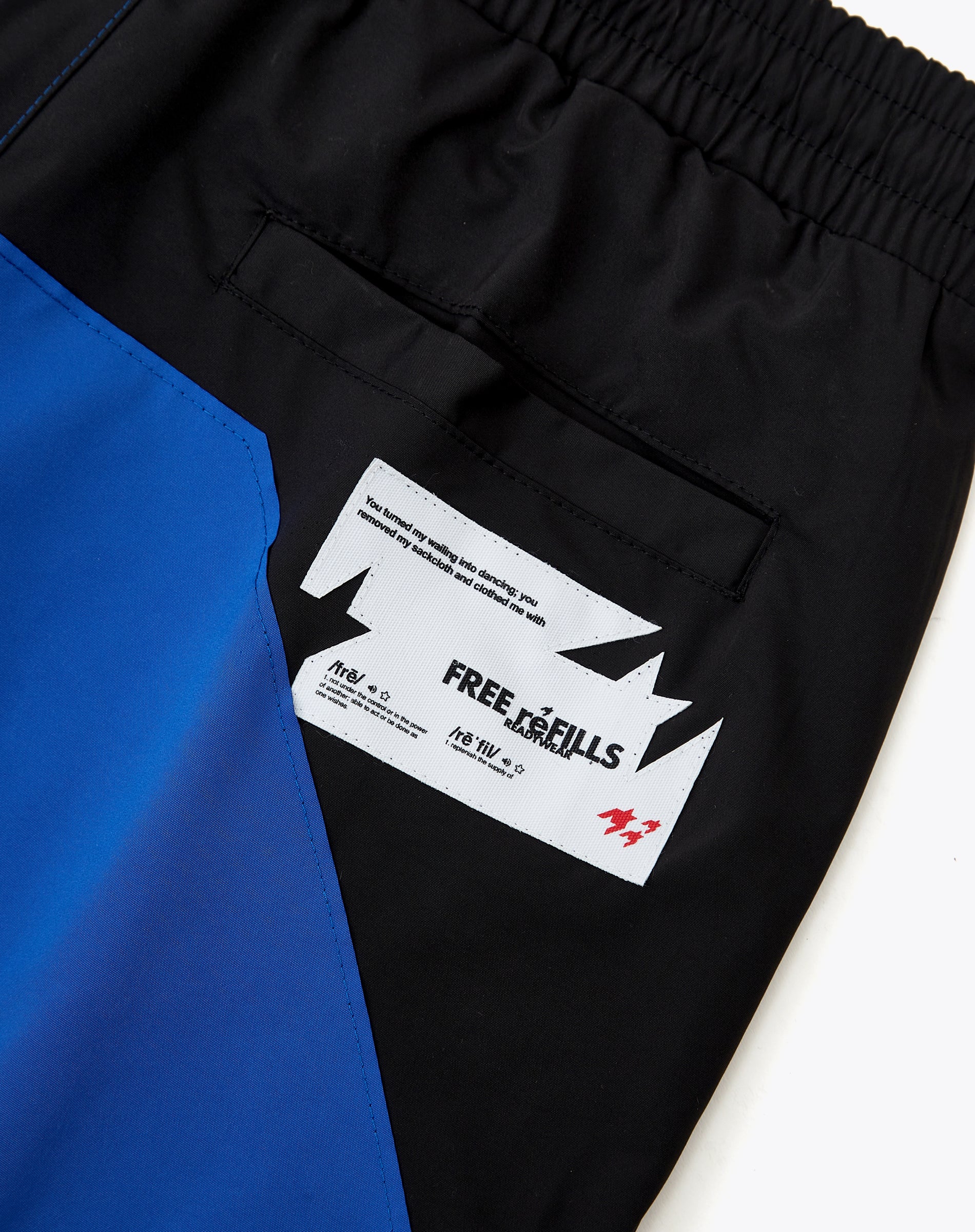 Star Nylon Shorts - Blue