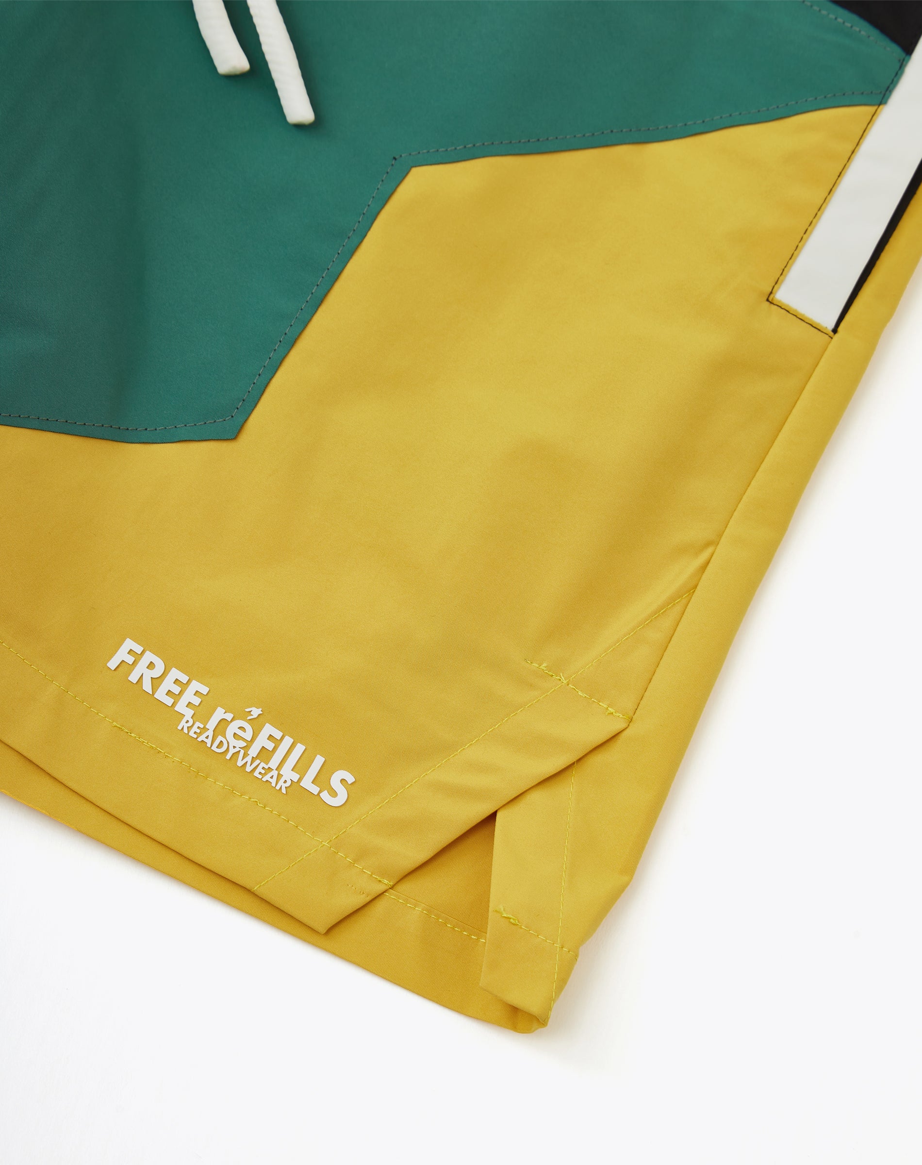 Star Nylon Shorts - Green