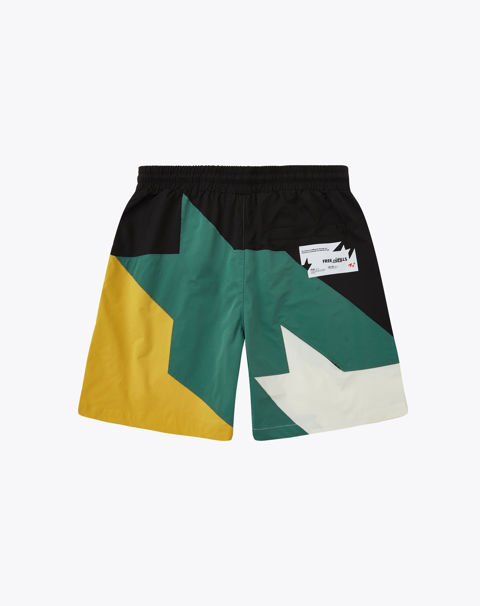 Star Nylon Shorts - Green