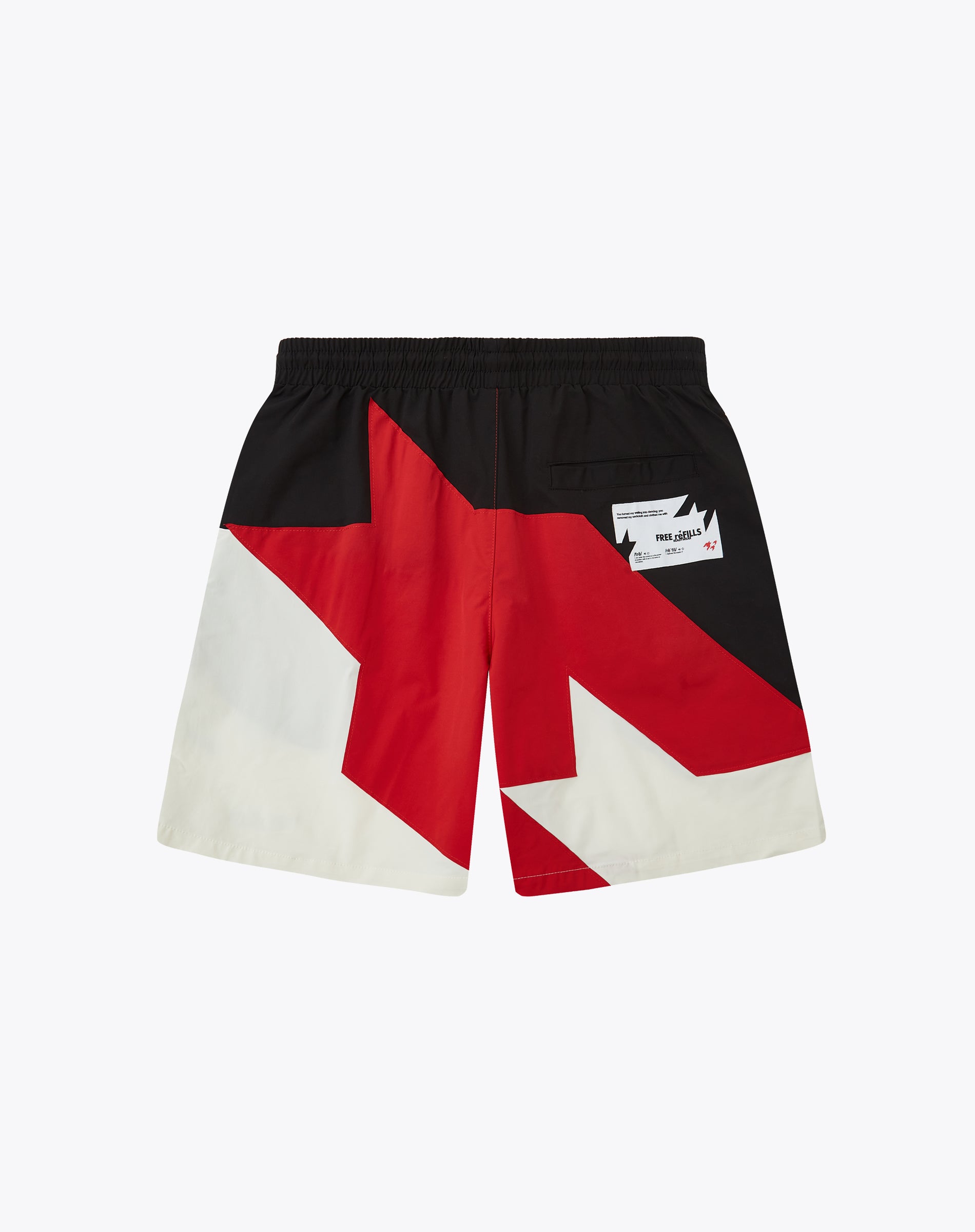 Star Nylon Shorts - Red