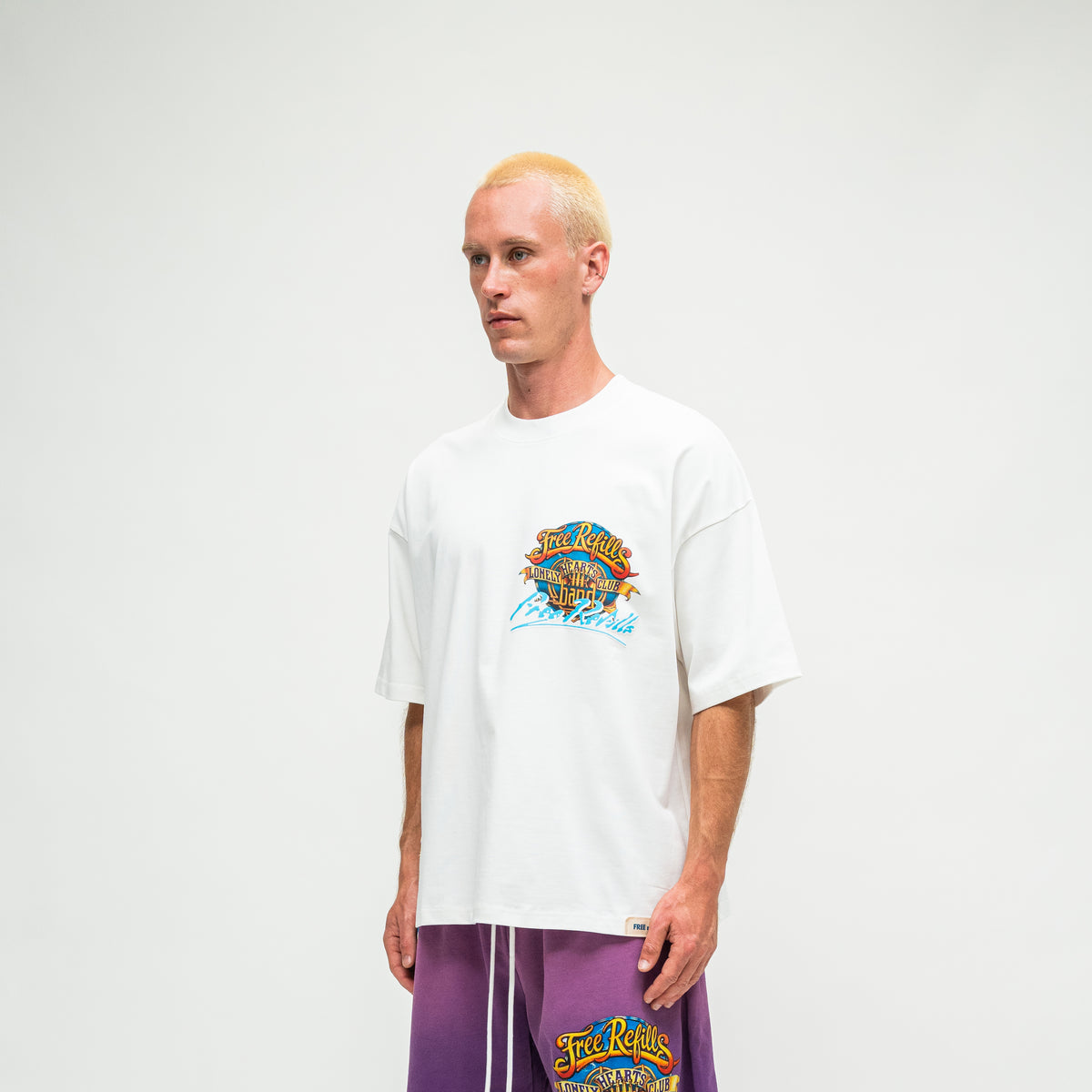 Lonely Hearts Tee - Cream