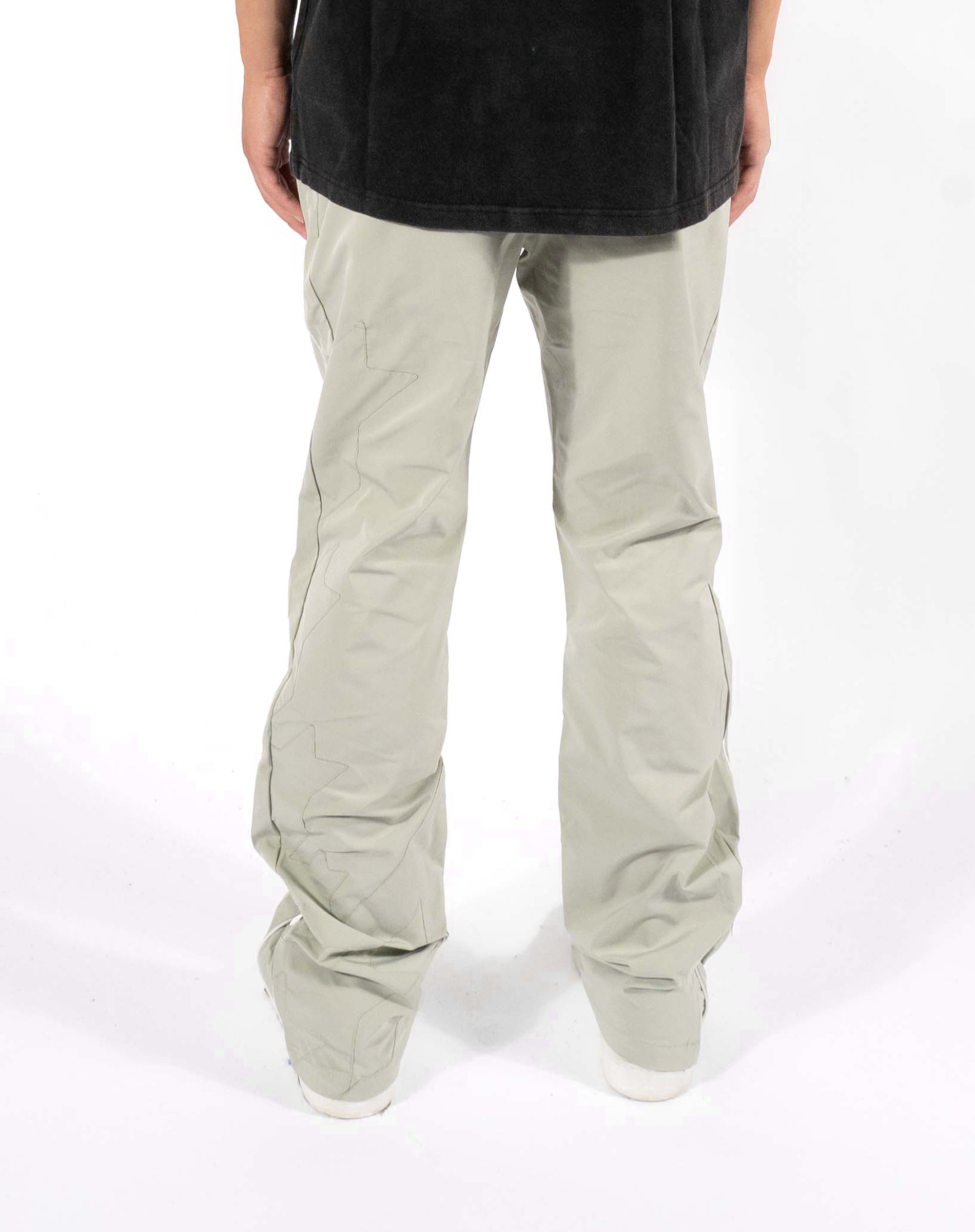 Nylon Stitched Sweatpants - Mint